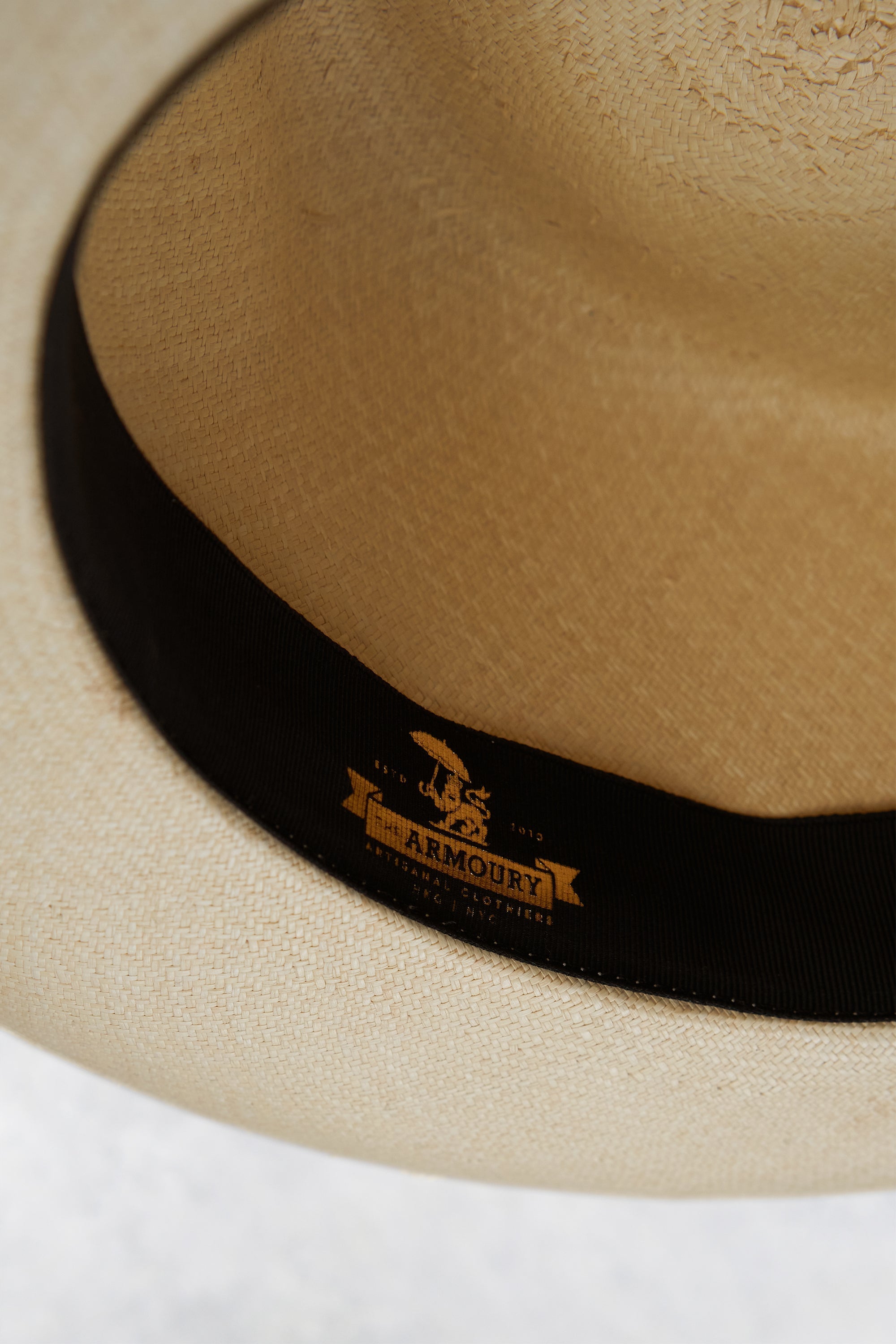 The Armoury Montecristi Panama Hat Old Hood *new with defect *