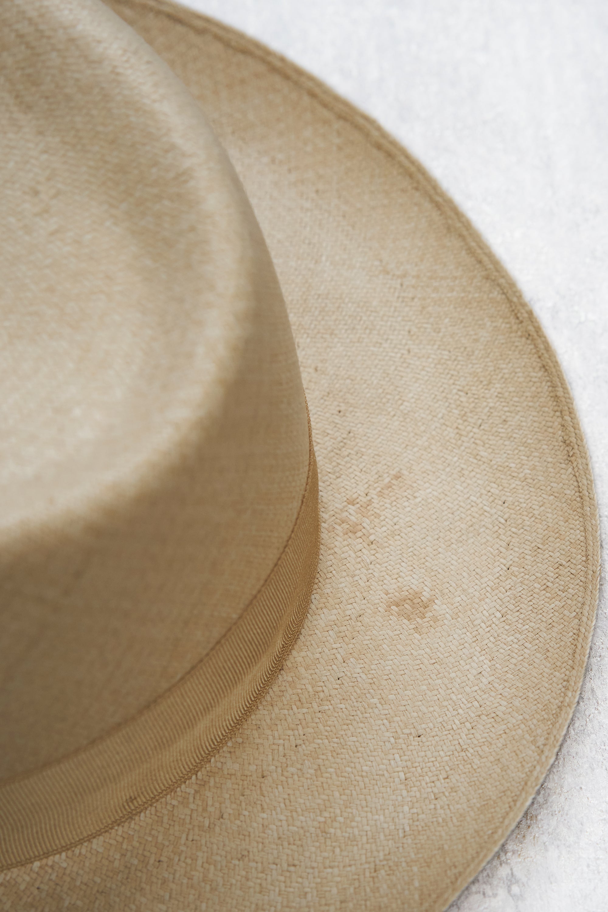 The Armoury Montecristi Panama Hat Old Hood *new with defect *