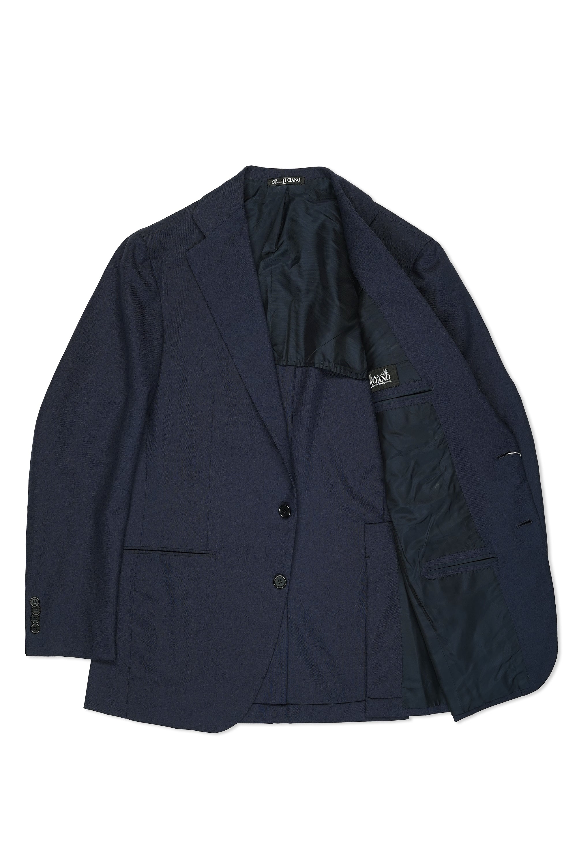 Orazio Luciano Navy Wool Sport Coat