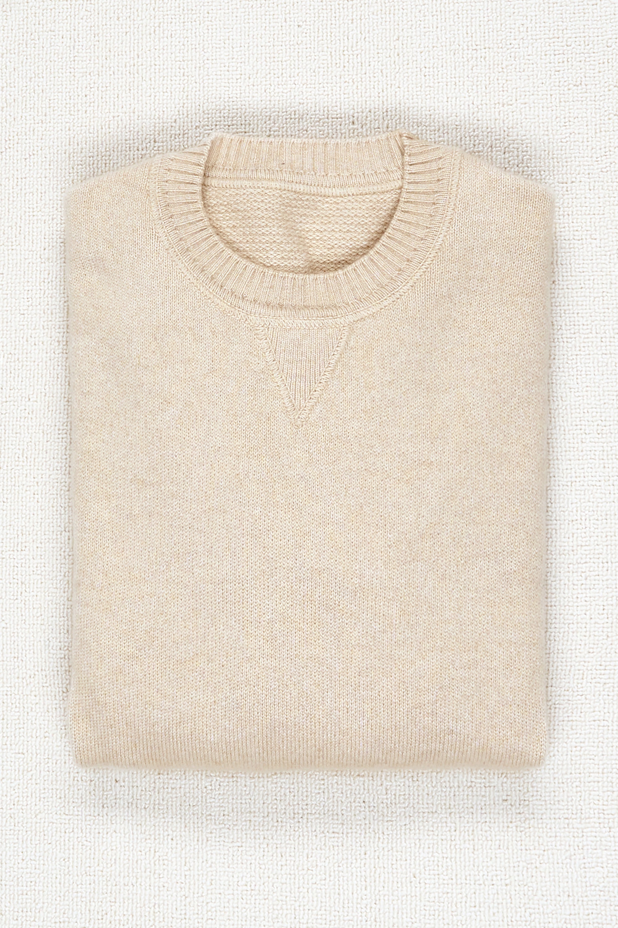 The Armoury Oatmeal Cashmere Sweatshirt *sample*