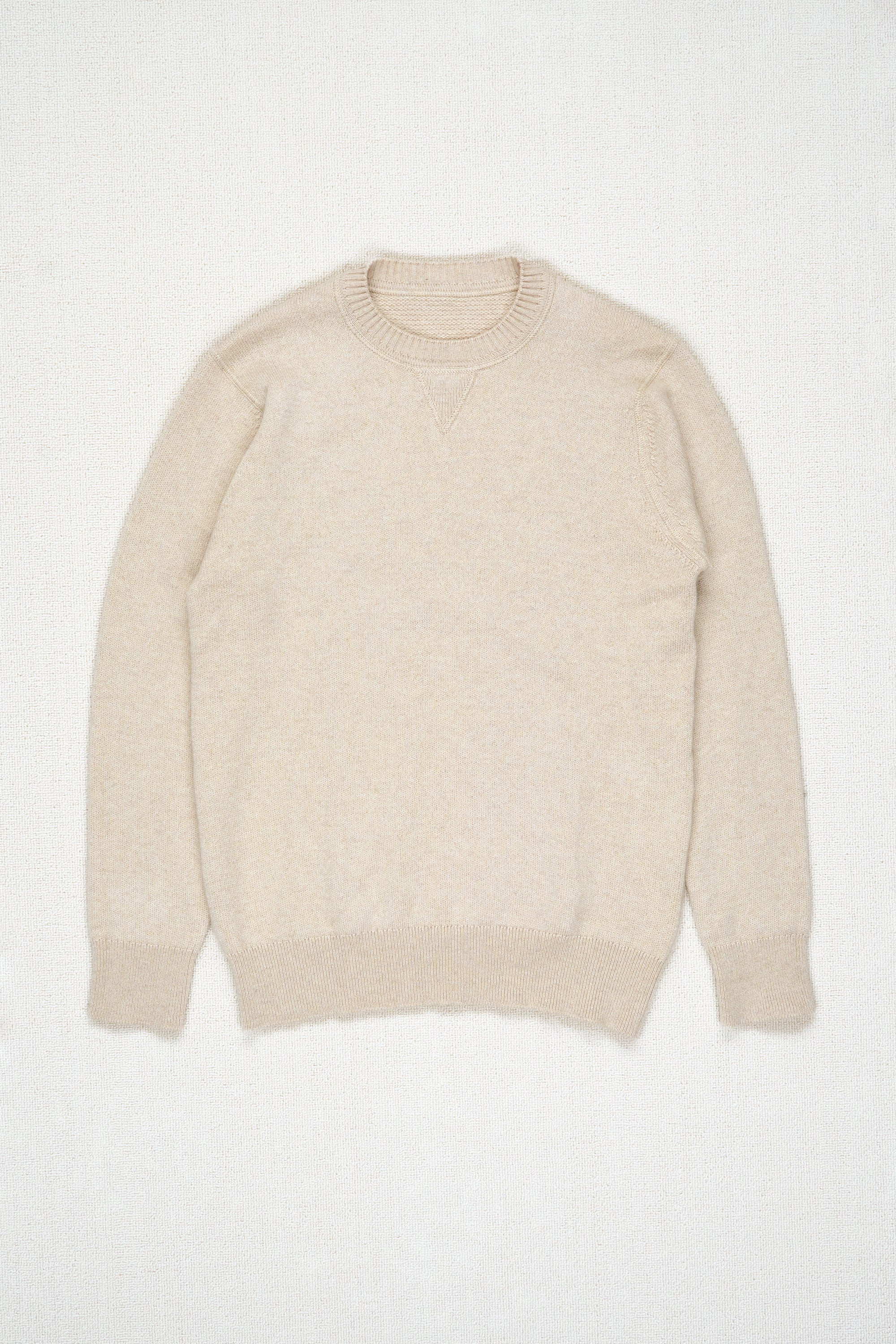 The Armoury Oatmeal Cashmere Sweatshirt *sample*