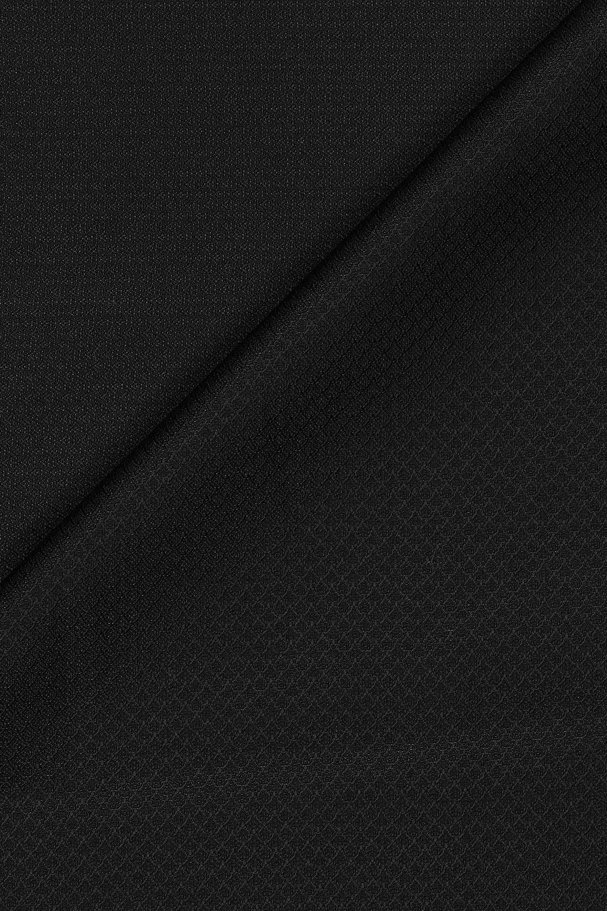 Carlo Barbera Black Virgin Wool-Silk Cloth - 2m