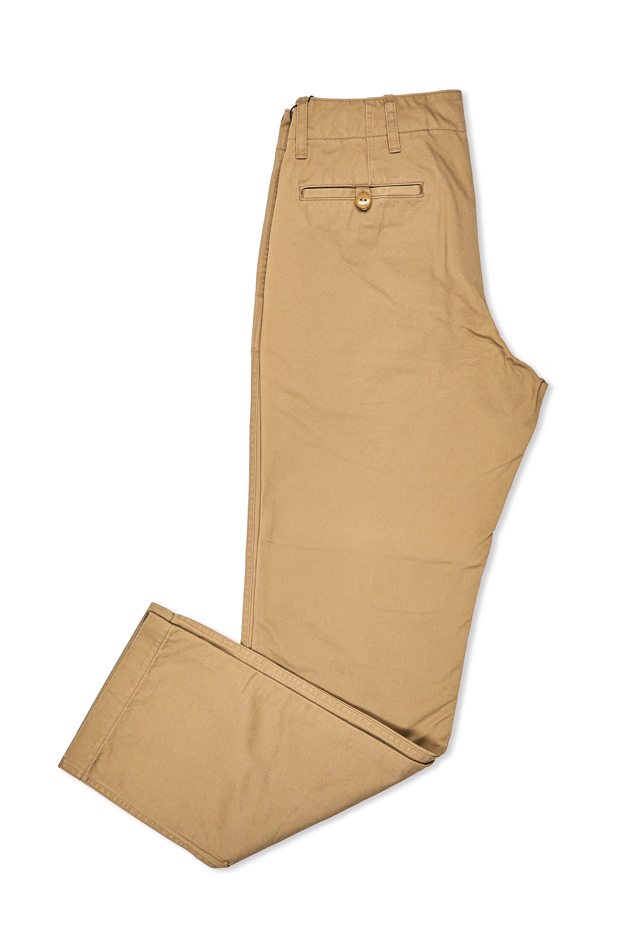 The Armoury by Nigel Cabourn Dayware Khaki Cotton West Point Chinos