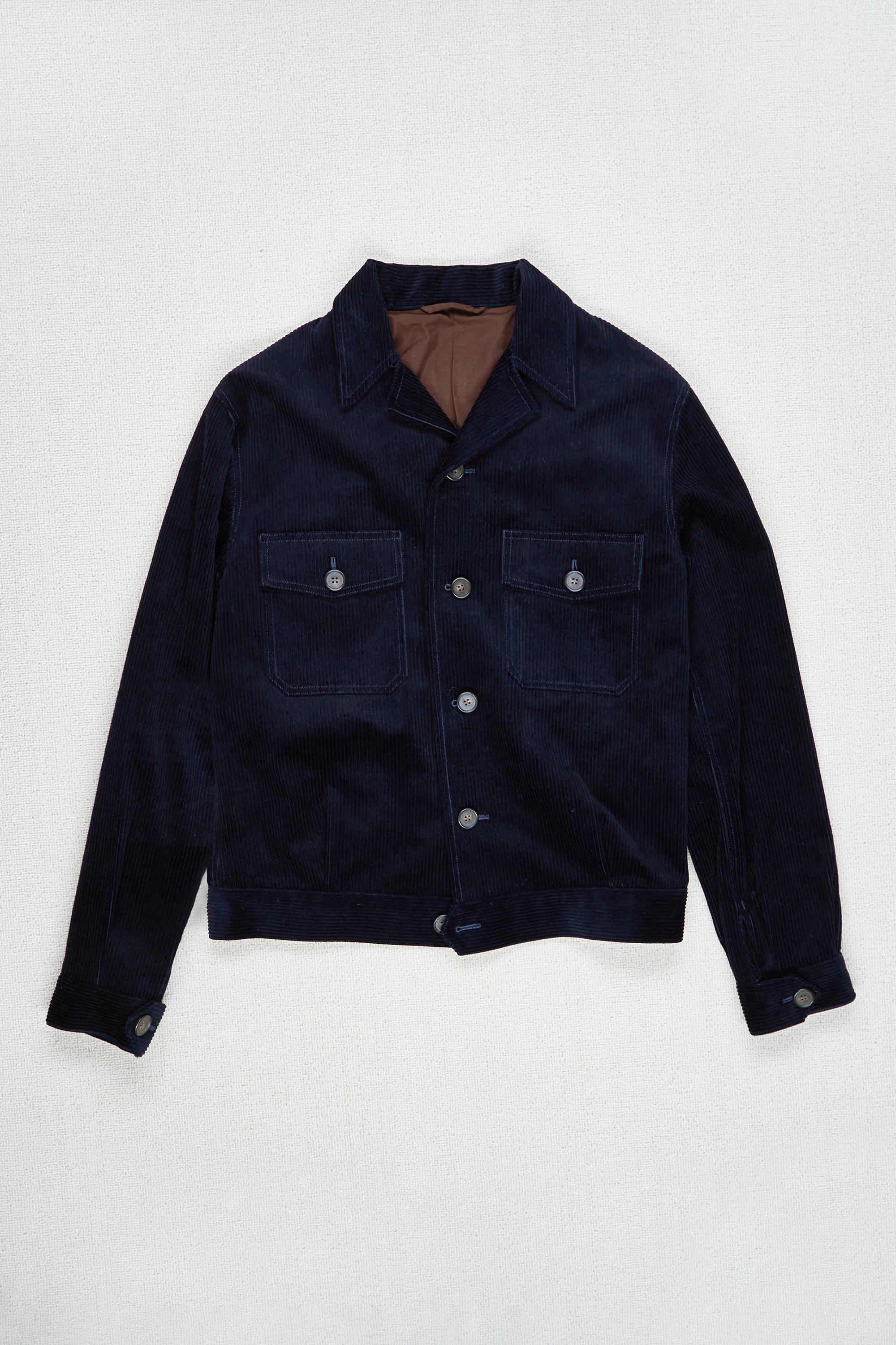 The Armoury 11-A011 Navy Corduroy Road Jacket