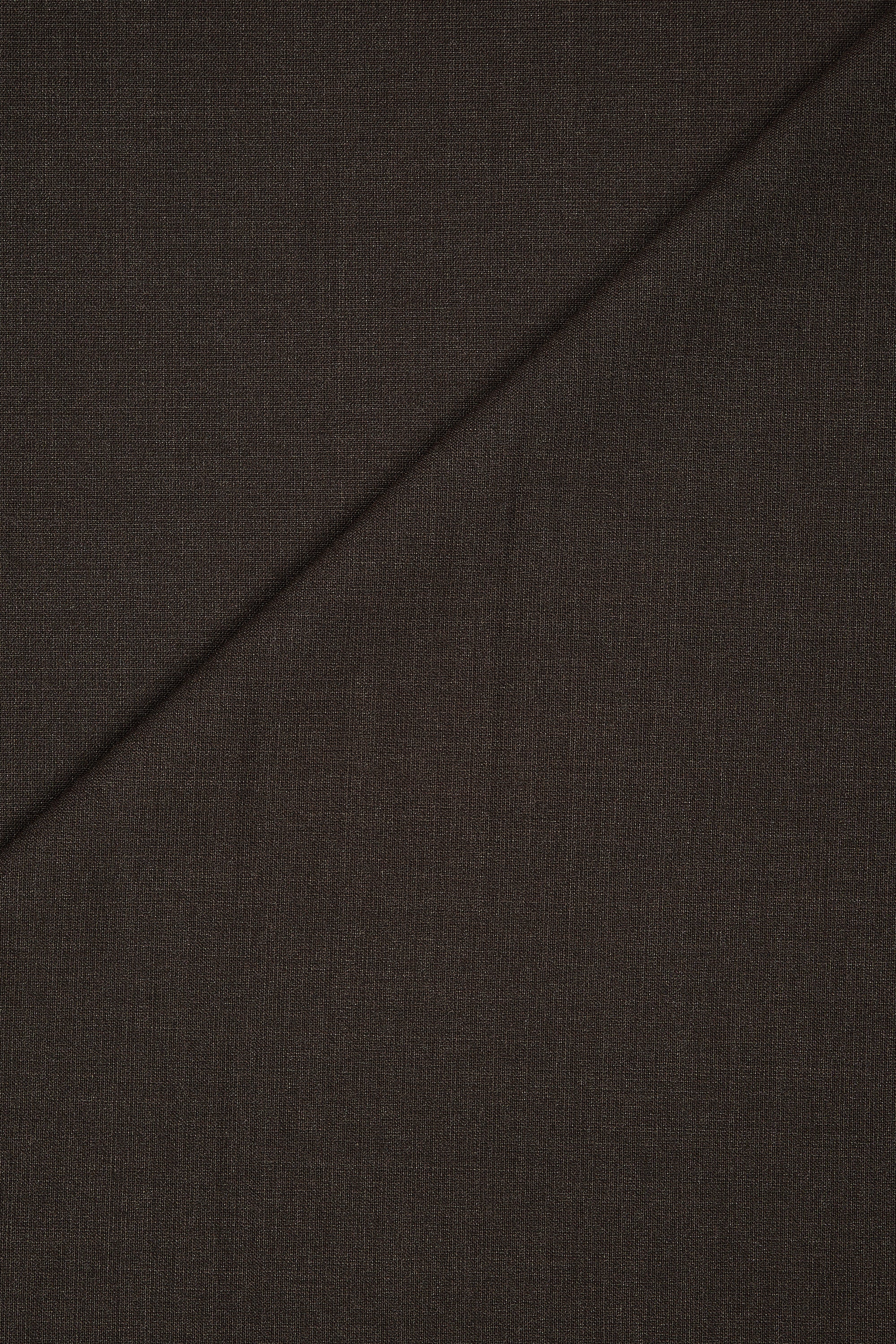 Vitale Barberis Canonico for Drapers Brown 4-Ply Wool Cloth - 3.4m