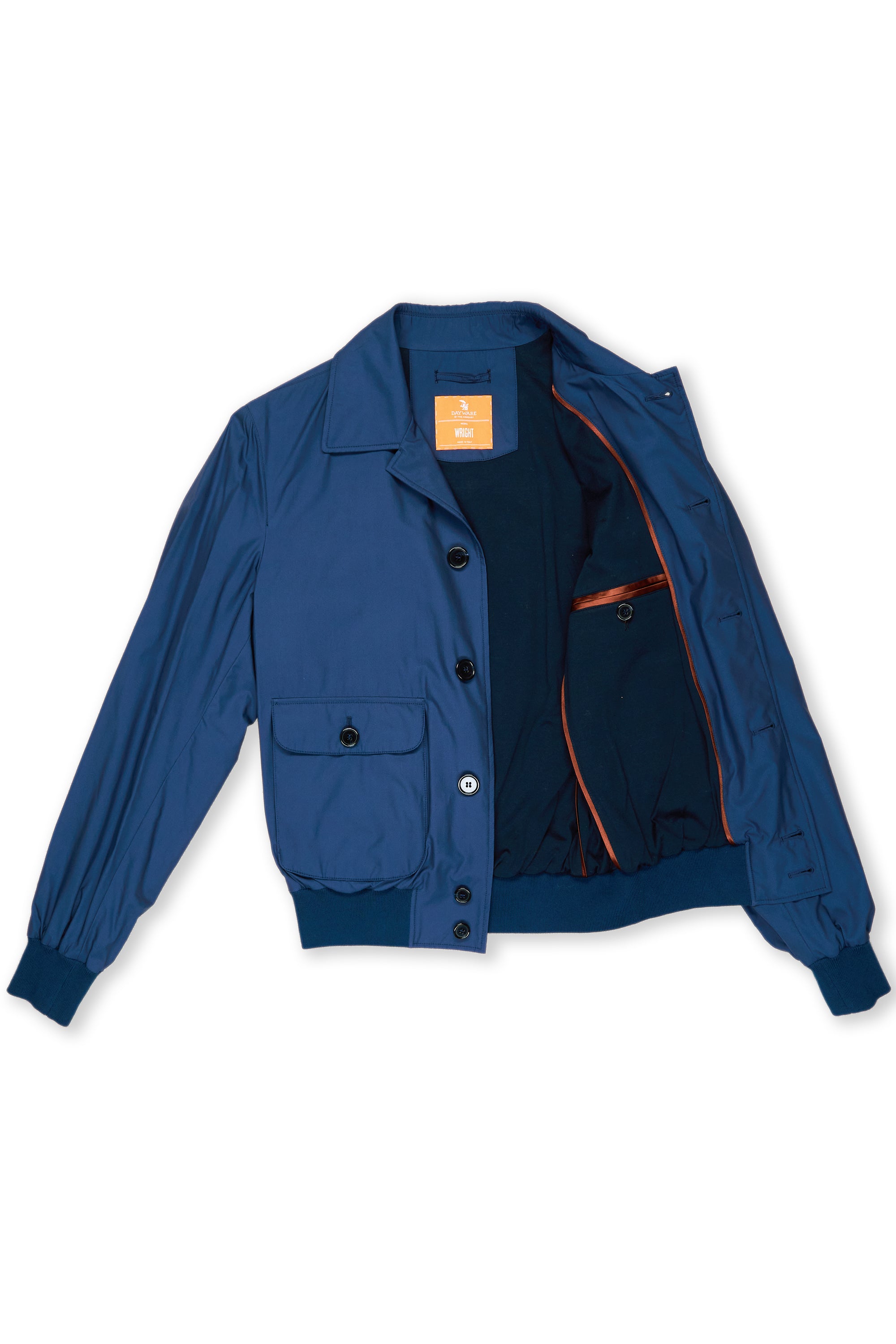 The Armoury Royal Blue Silk Wright Jacket