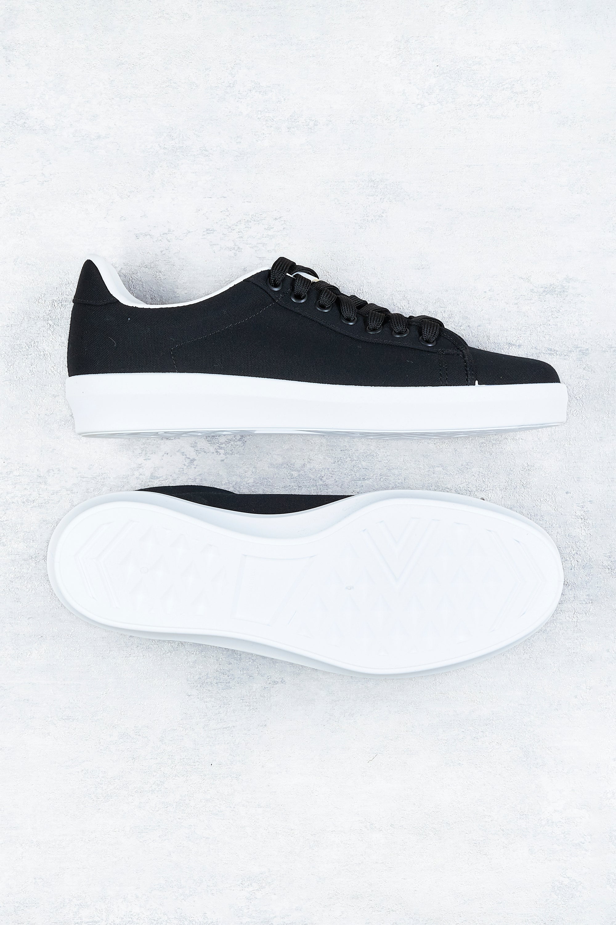 Moonstar Raly Vul Black Canvas Shoes