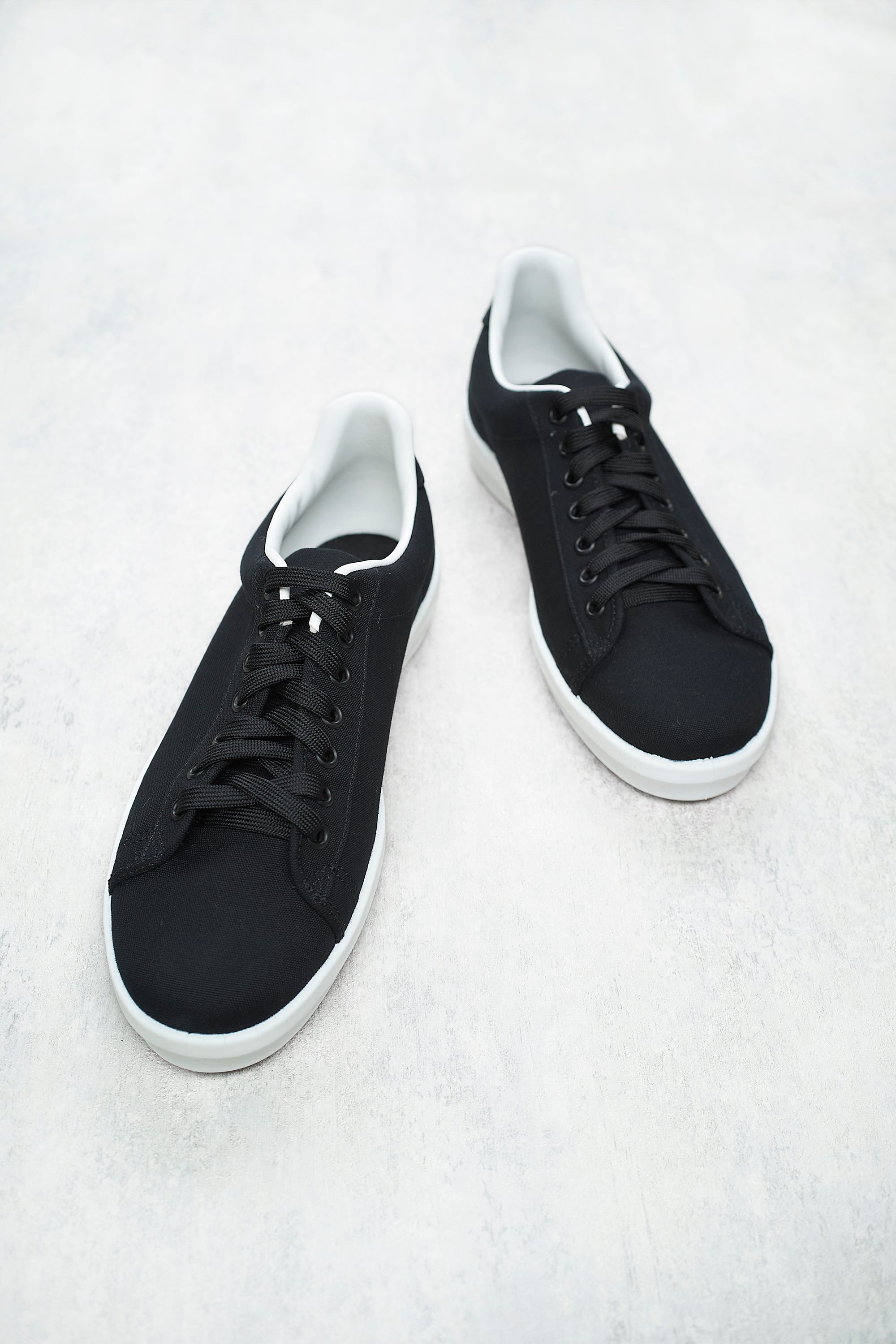 Moonstar Raly Vul Black Canvas Shoes