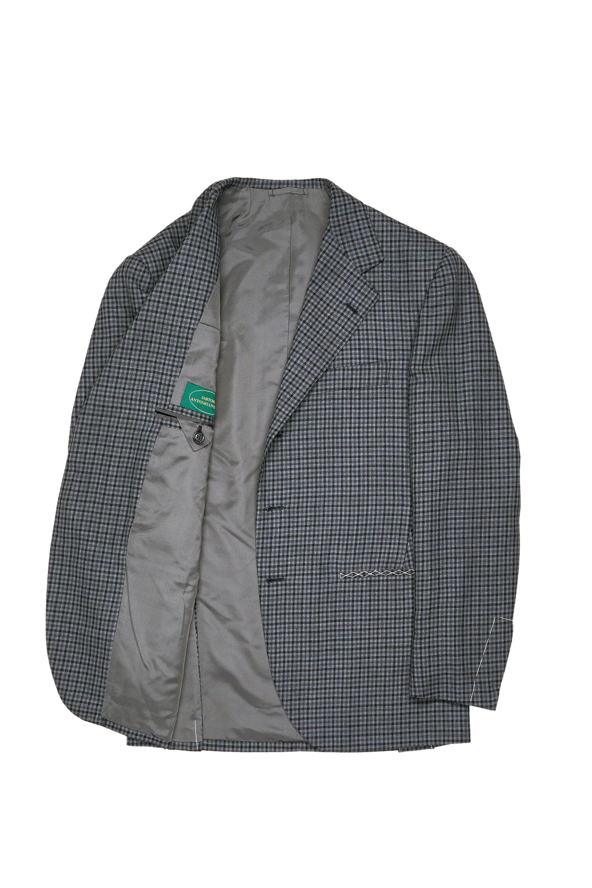 Liverano Grey Fox Brothers Wool Check Sport Coat