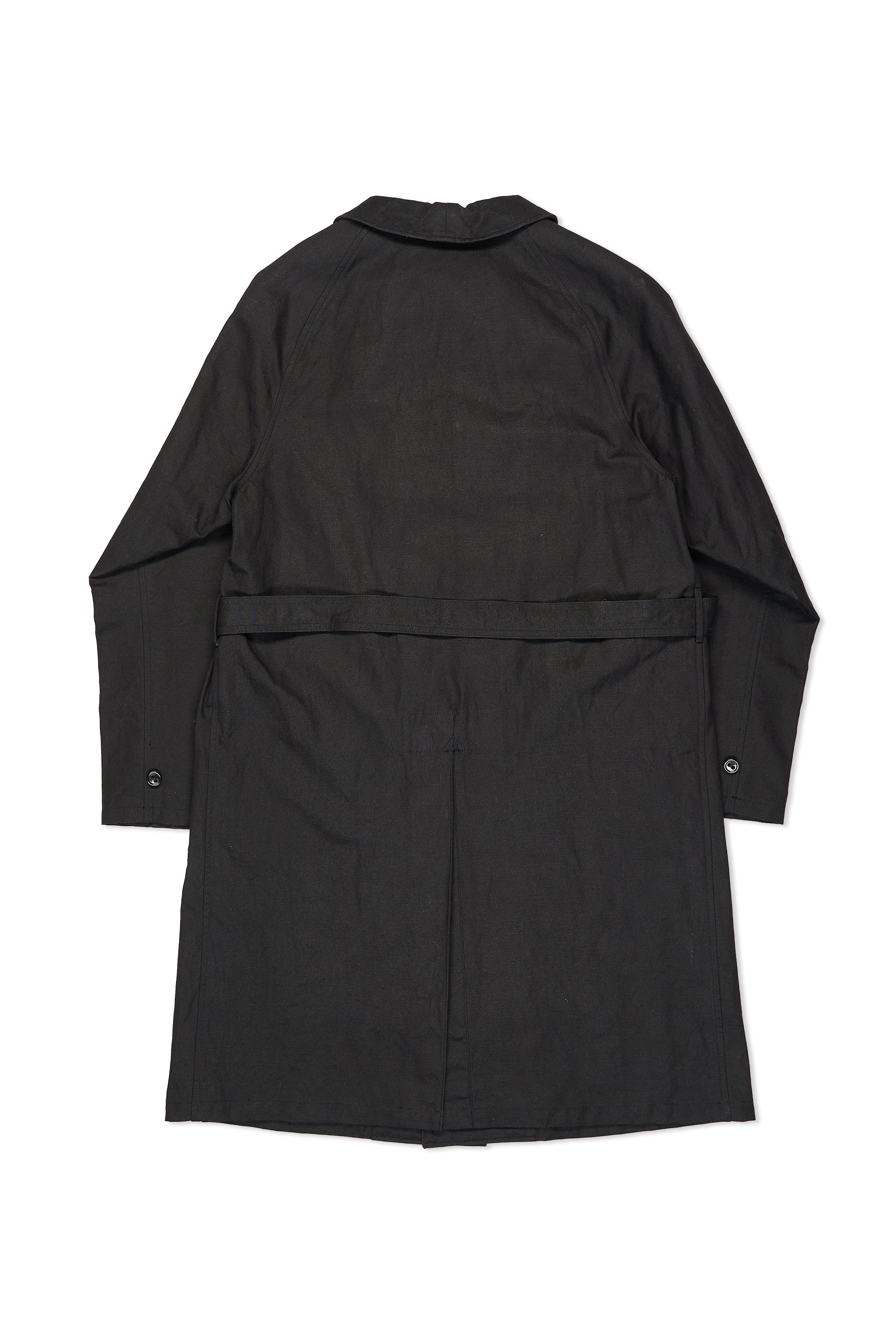 Cohérence Mitsou Black Cotton Linen Coat