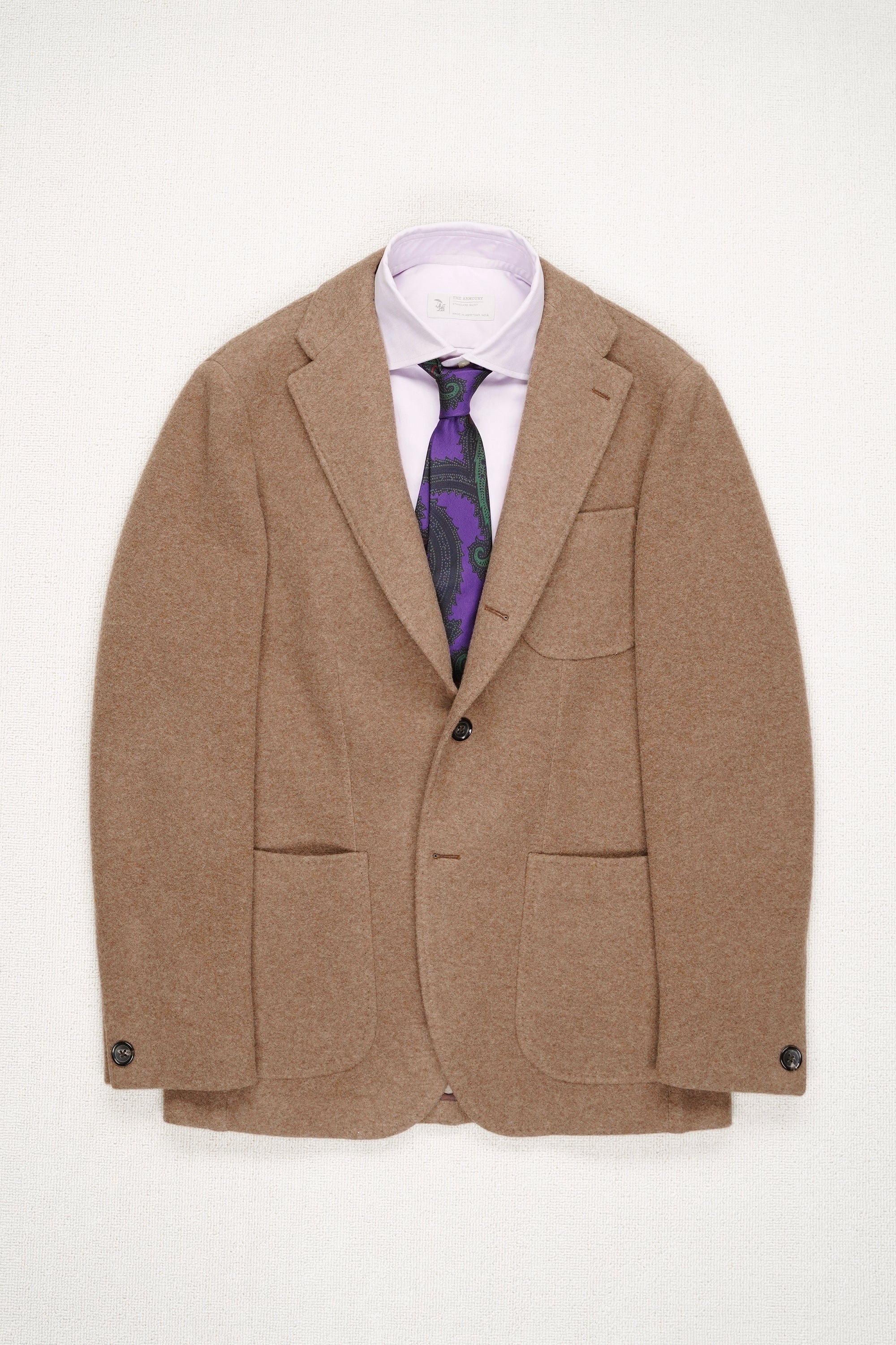 Ring Jacket Model 297 Brown Wool/Cashmere/Nylon Sport Coat