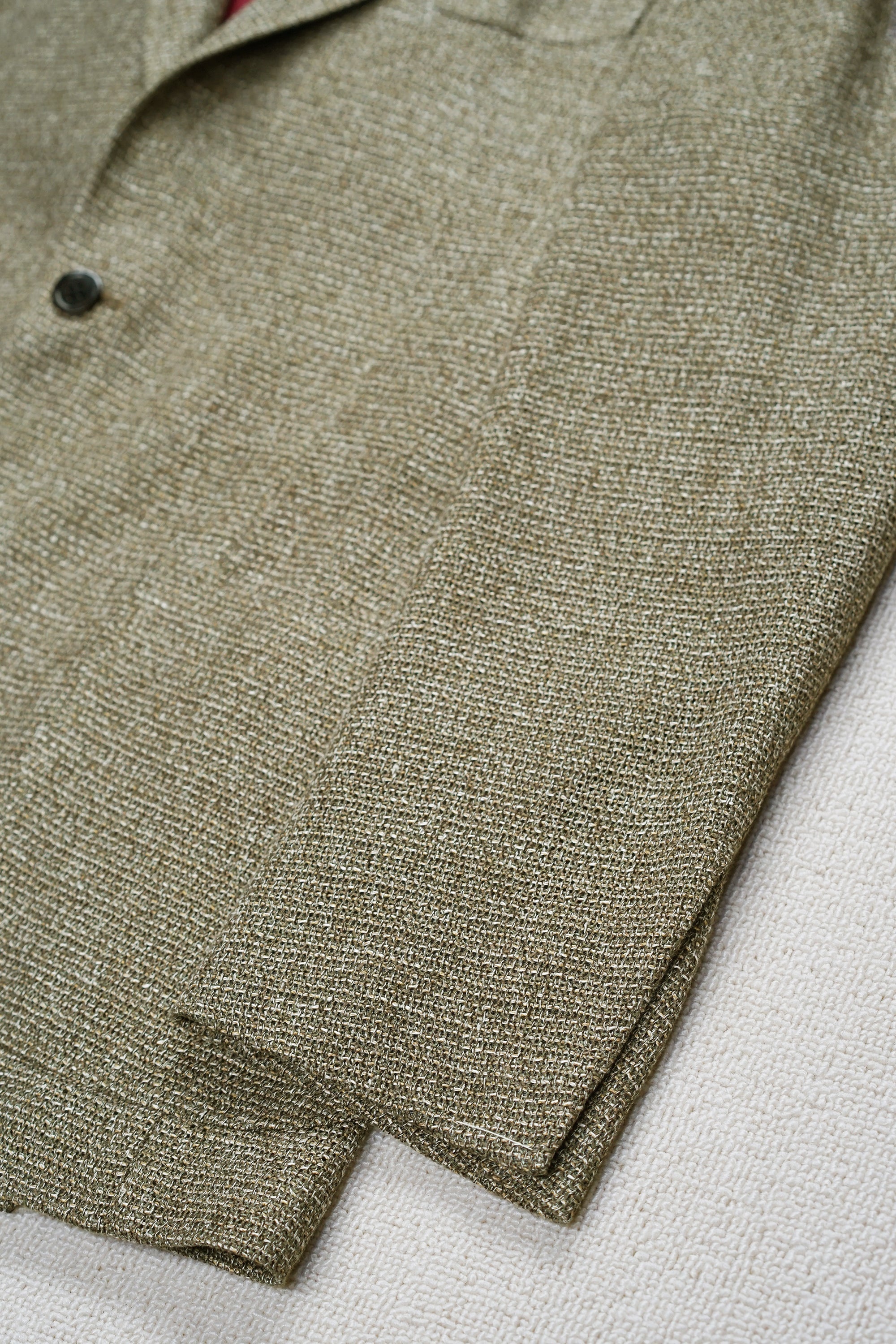 Ring Jacket Model TAJ-02/300 Orchard Green Silk/Linen Sport Coat