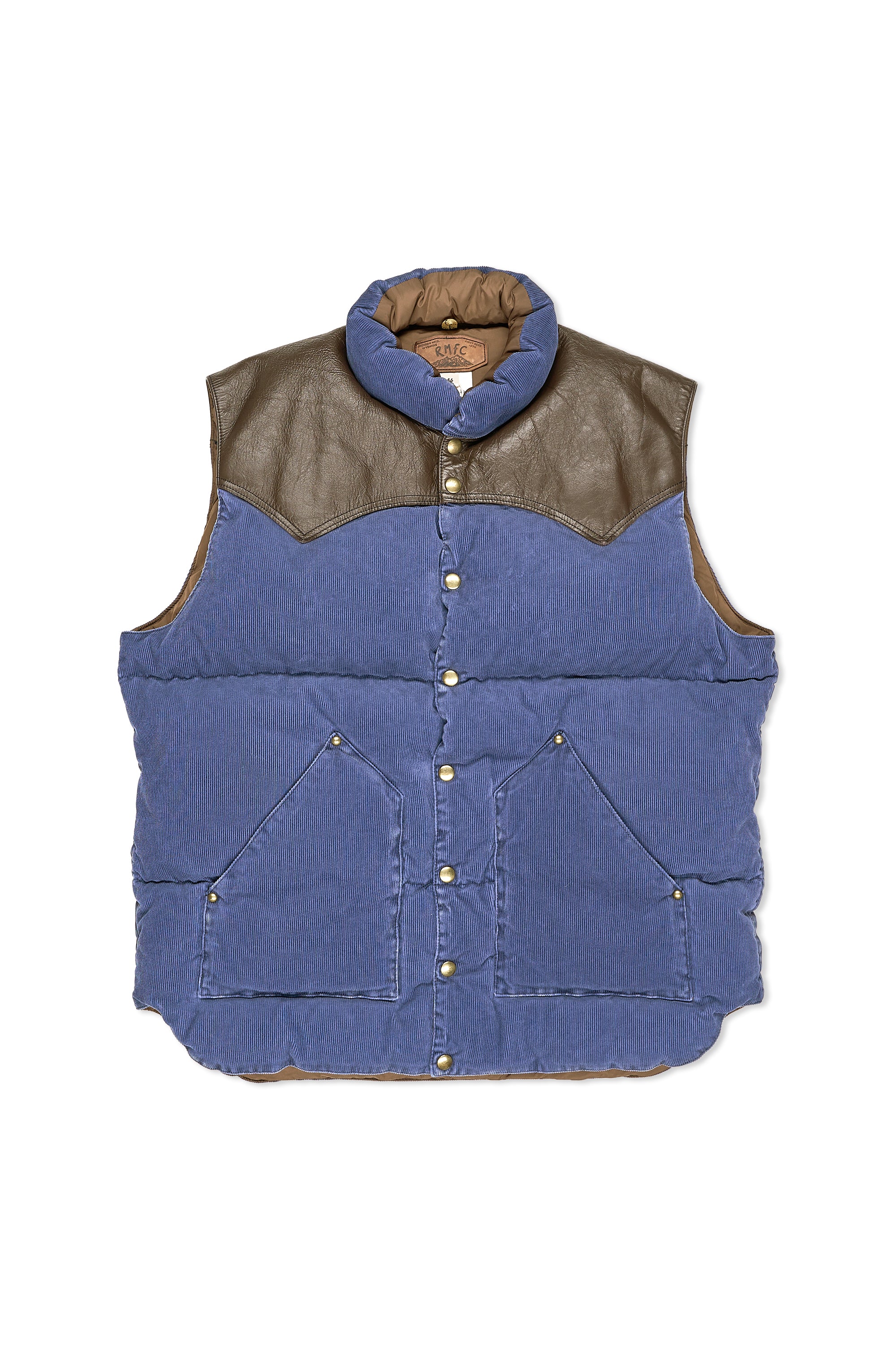 Rocky Mountain Featherbed 200-232-16 Navy Corduroy Down Vest