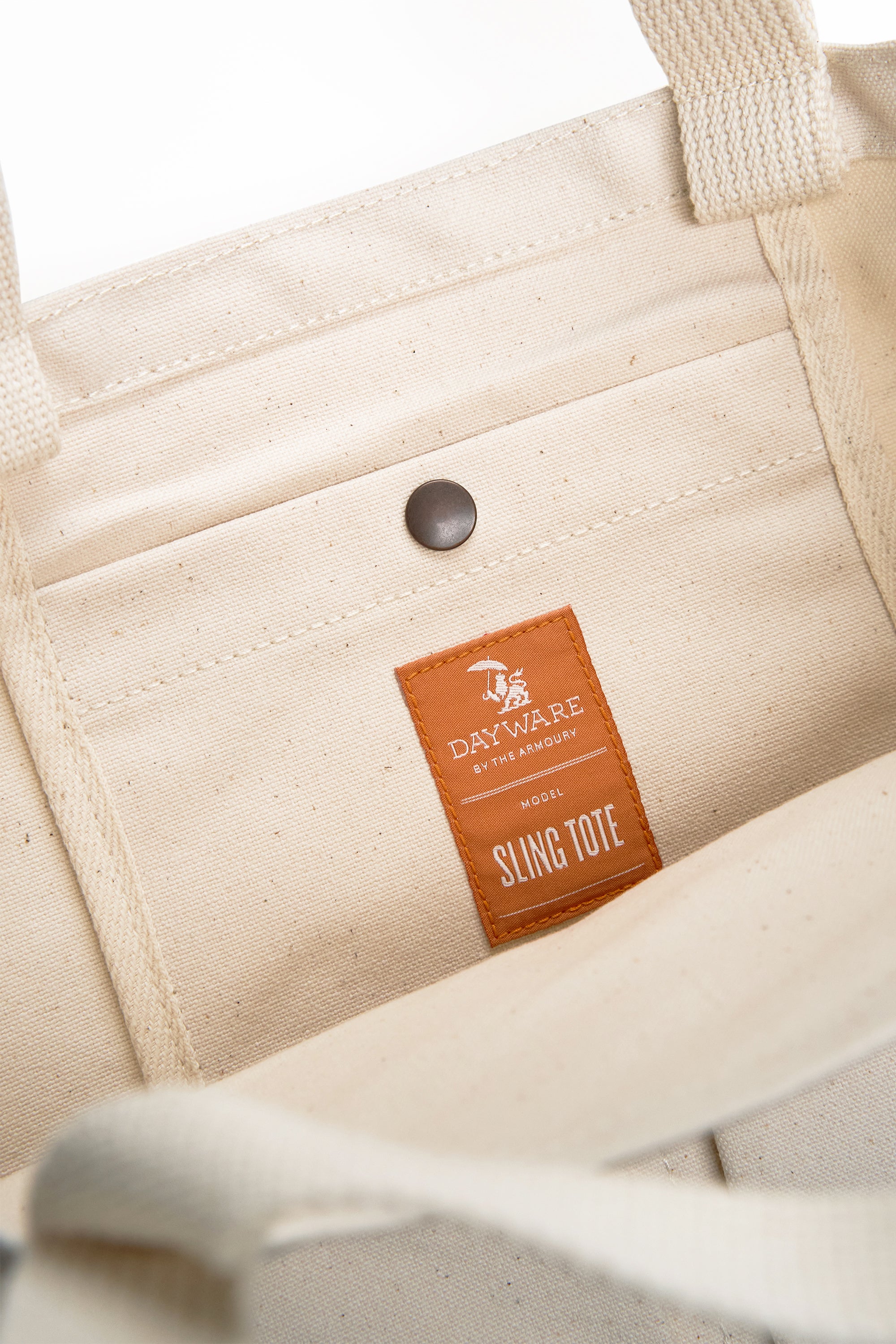 The Armoury Natural Cotton Canvas Sling Tote Bag *factory seconds*