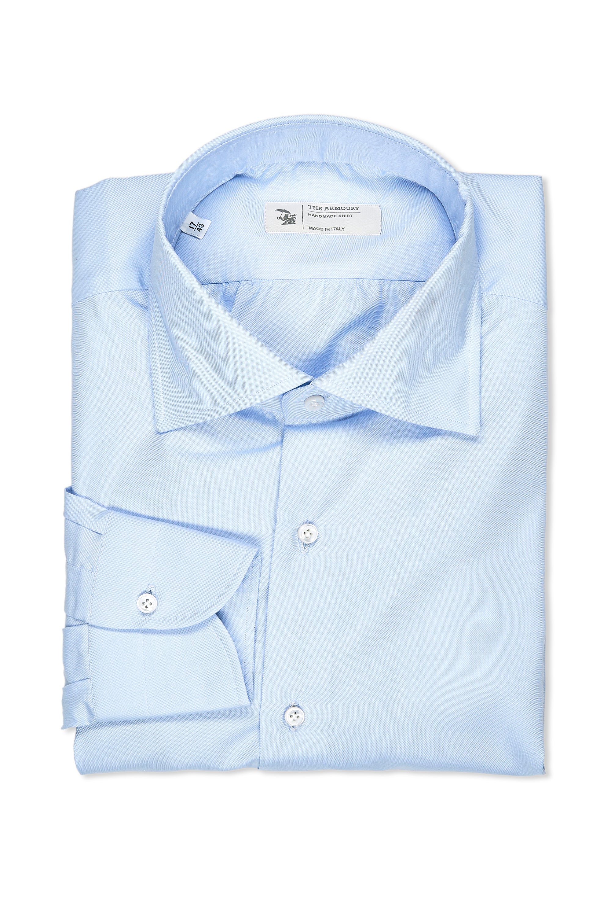 The Armoury Blue Summer Oxford Spread Collar Shirt *new with defect*