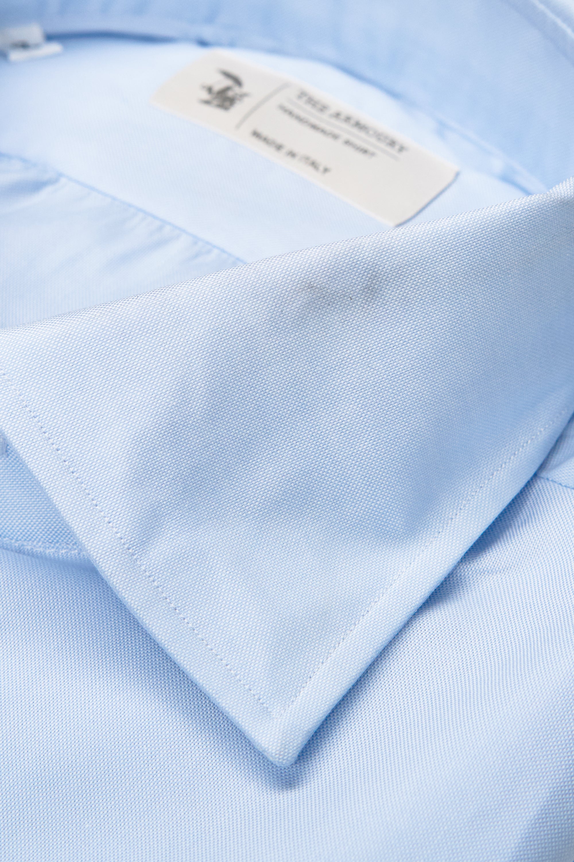 The Armoury Blue Summer Oxford Spread Collar Shirt *new with defect*