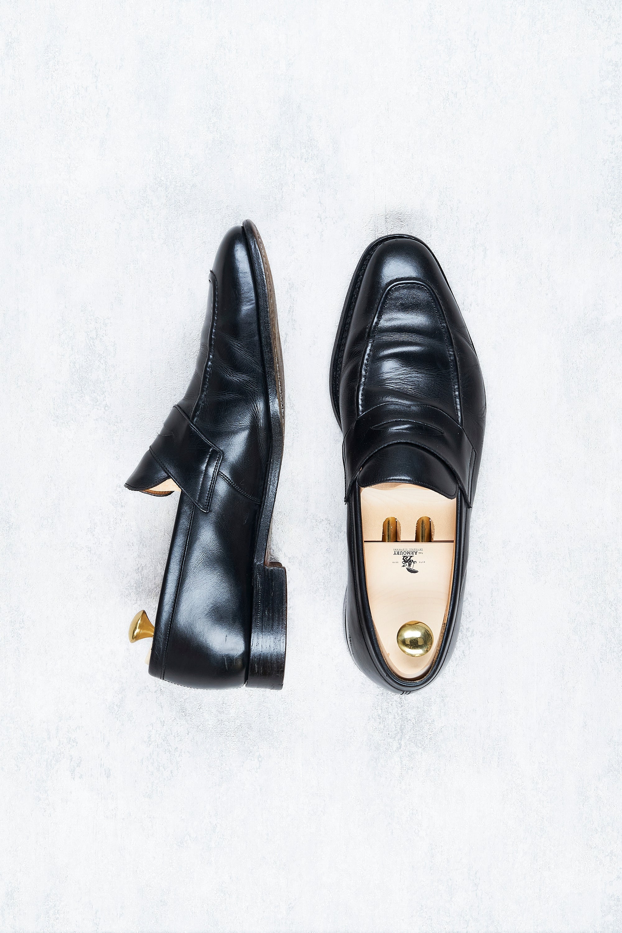 Church's Black Calf Penny Loafers