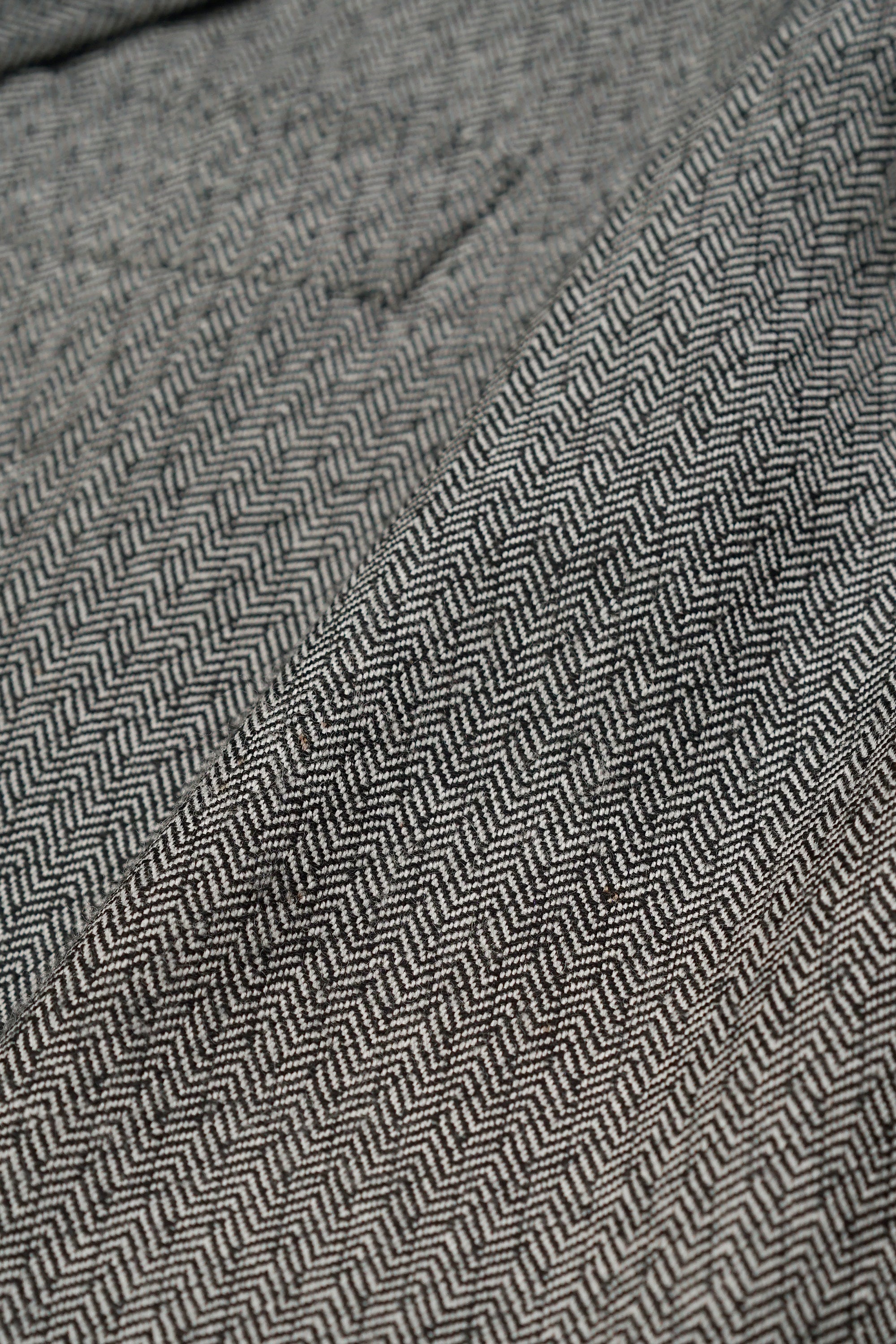 Ring Jacket Meister Grey Herringbone Wool Sport Coat MTO