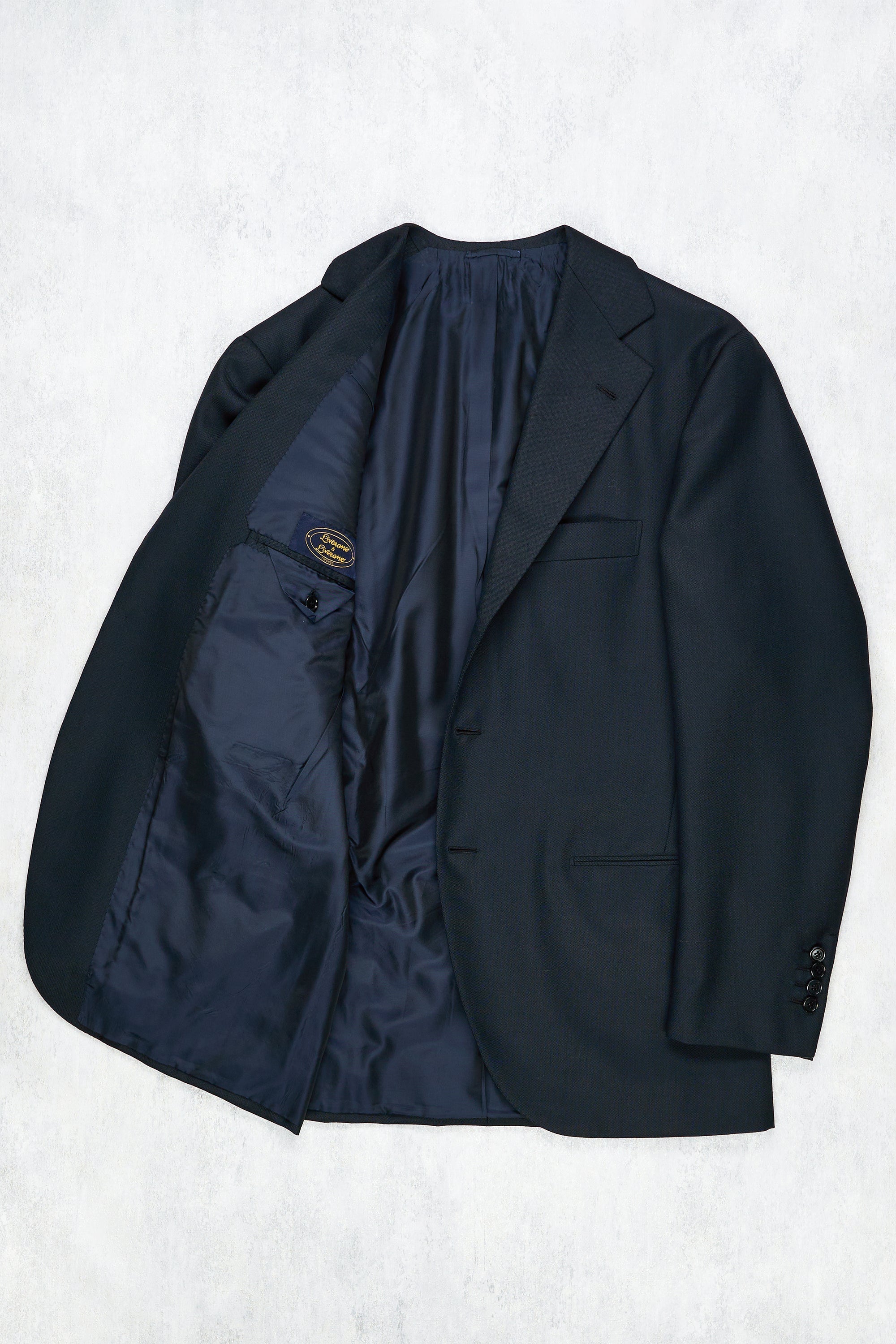 Liverano & Liverano Navy Wool Suit Bespoke