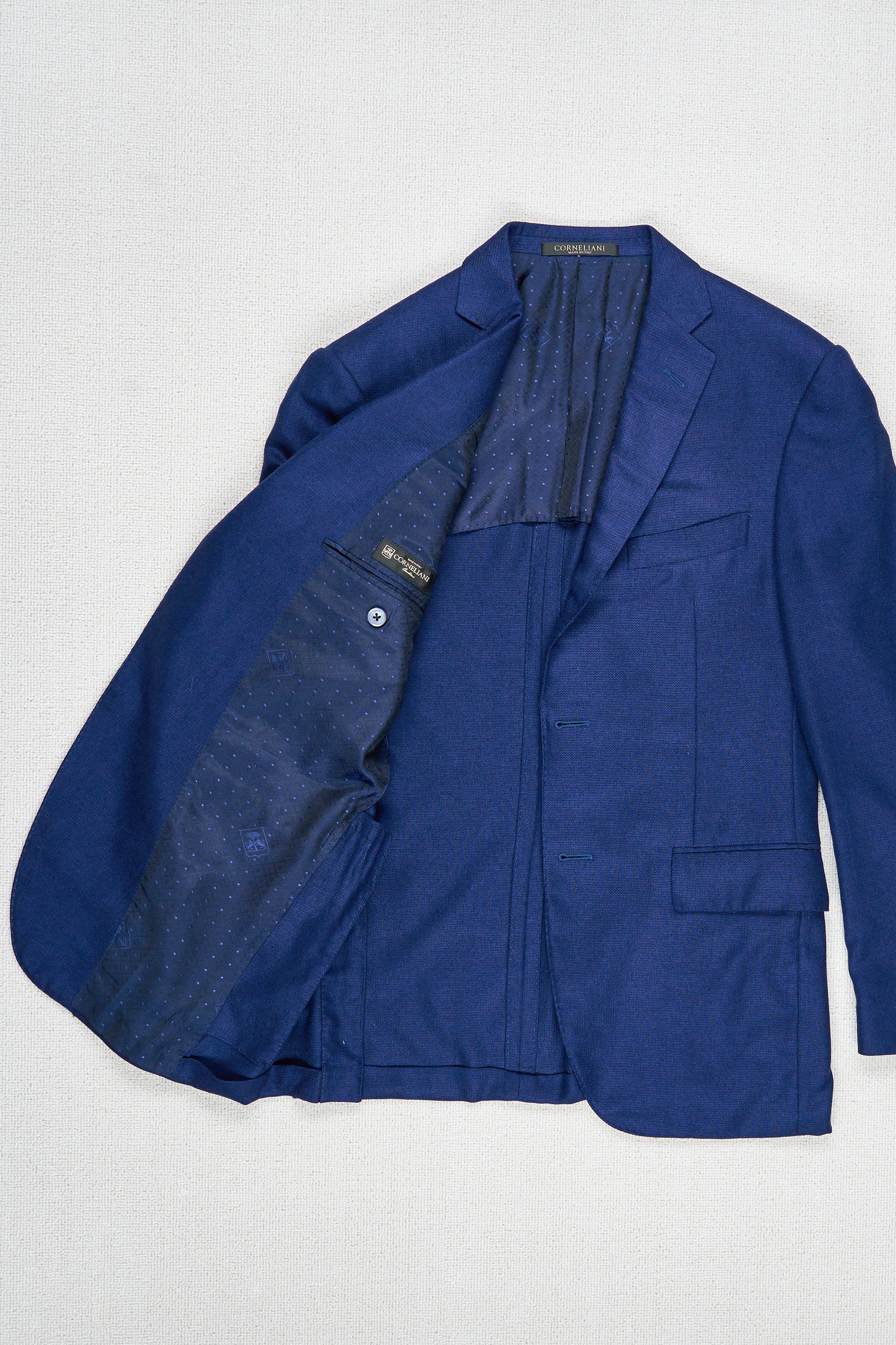 Corneliani Blue Silk/Cashmere Sport Coat
