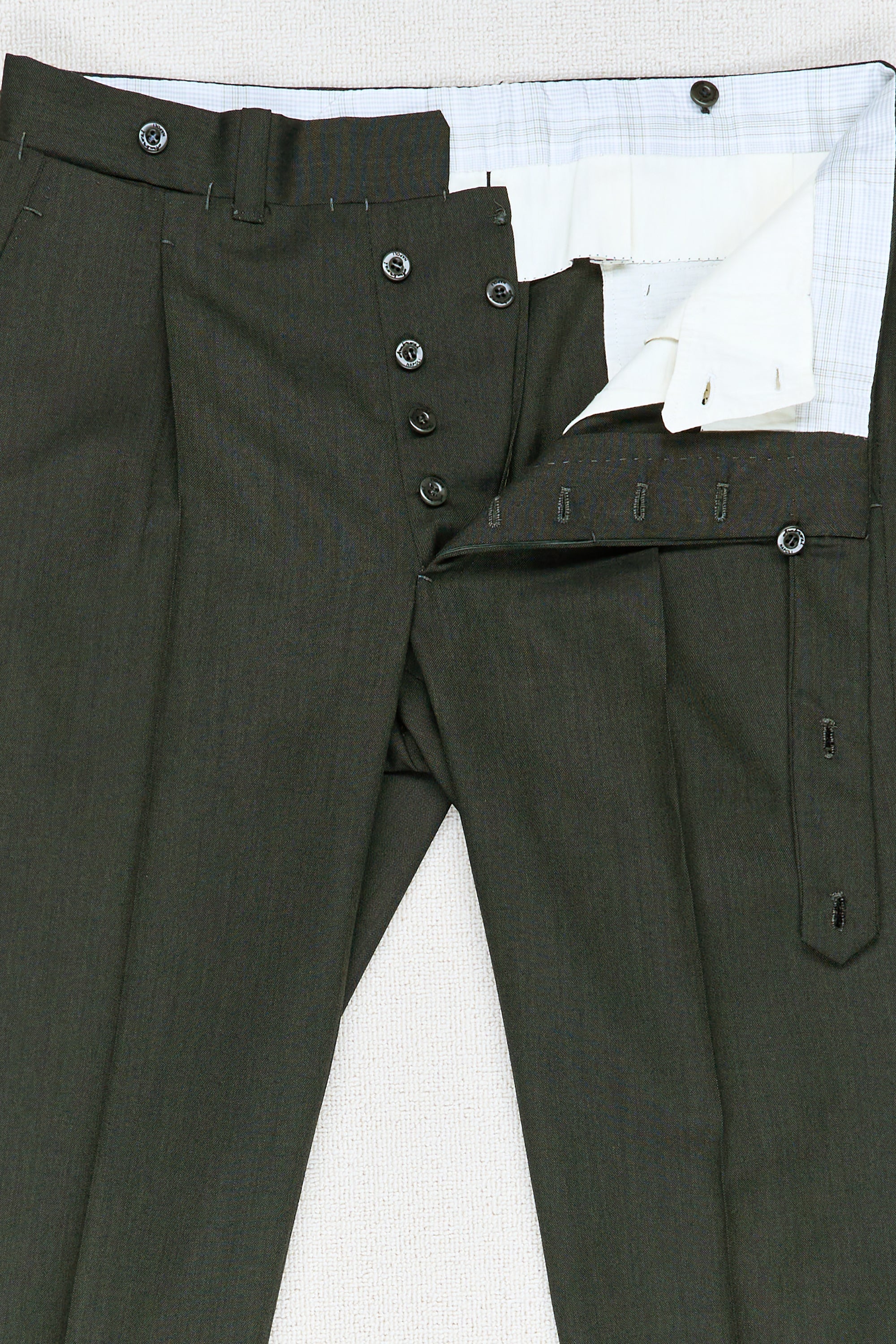 Plus Size Elegant Pants Women's Plus Solid Button Fly High - Temu New  Zealand