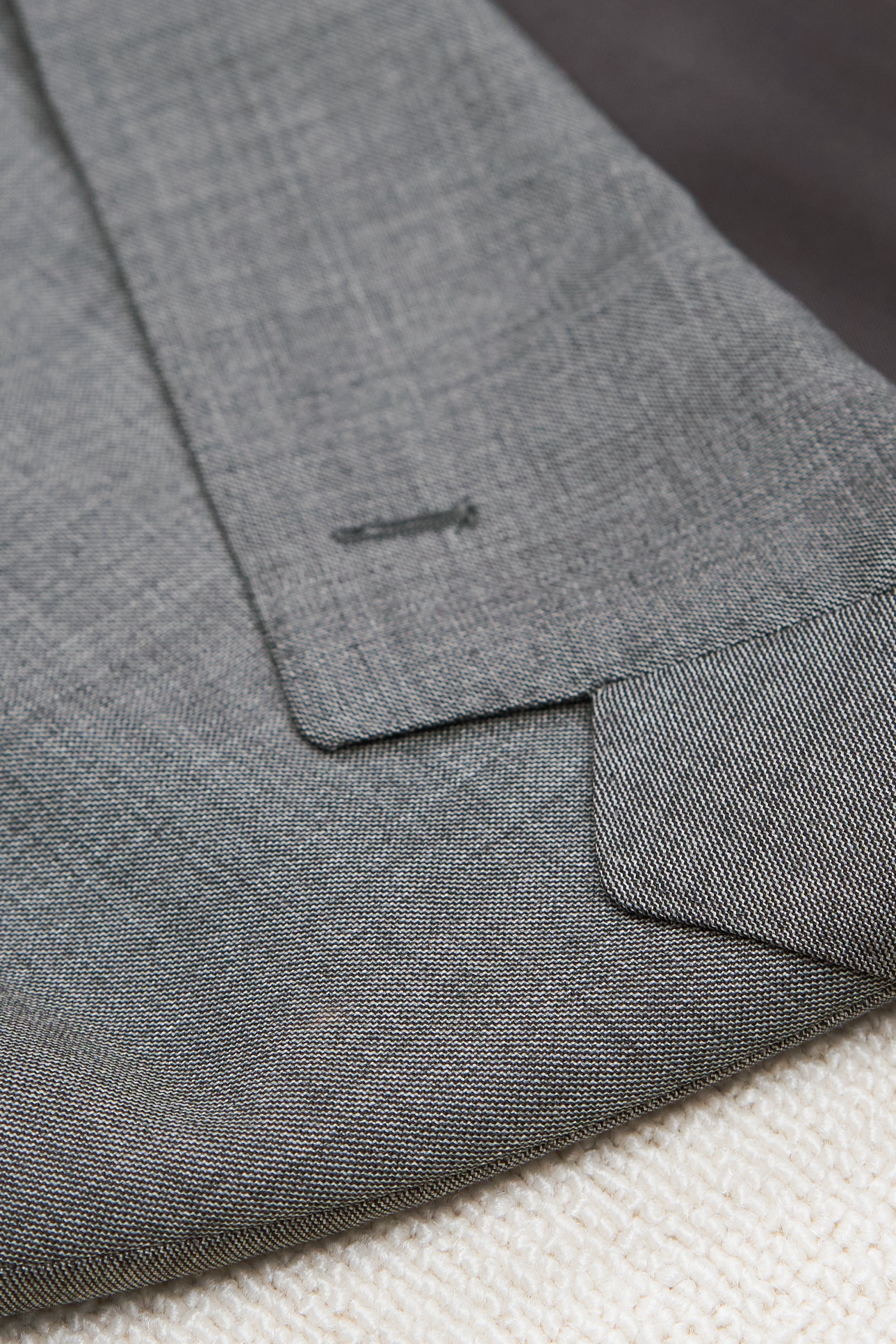 Ring Jacket 184 Grey Shark Skin Wool Suit