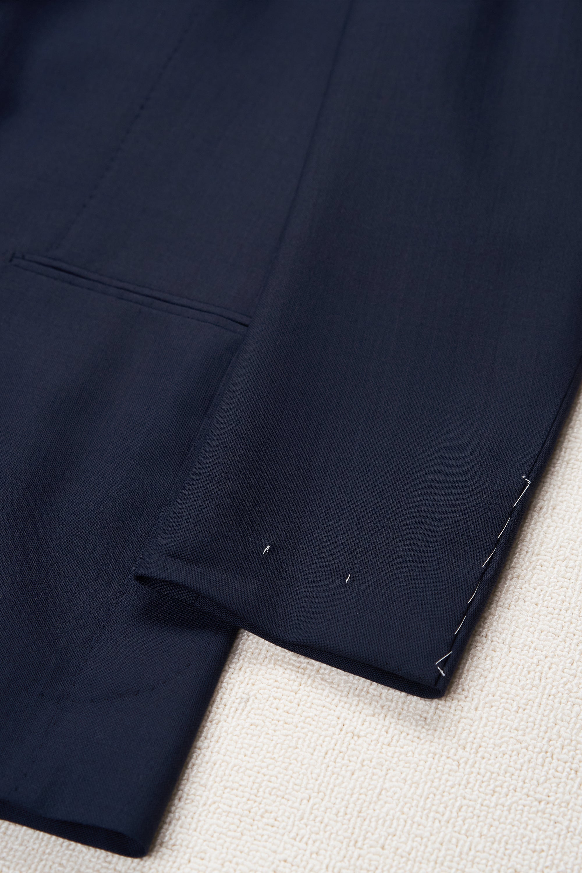 Orazio Luciano Navy Fresco Wool Suit Bespoke – Drop 93