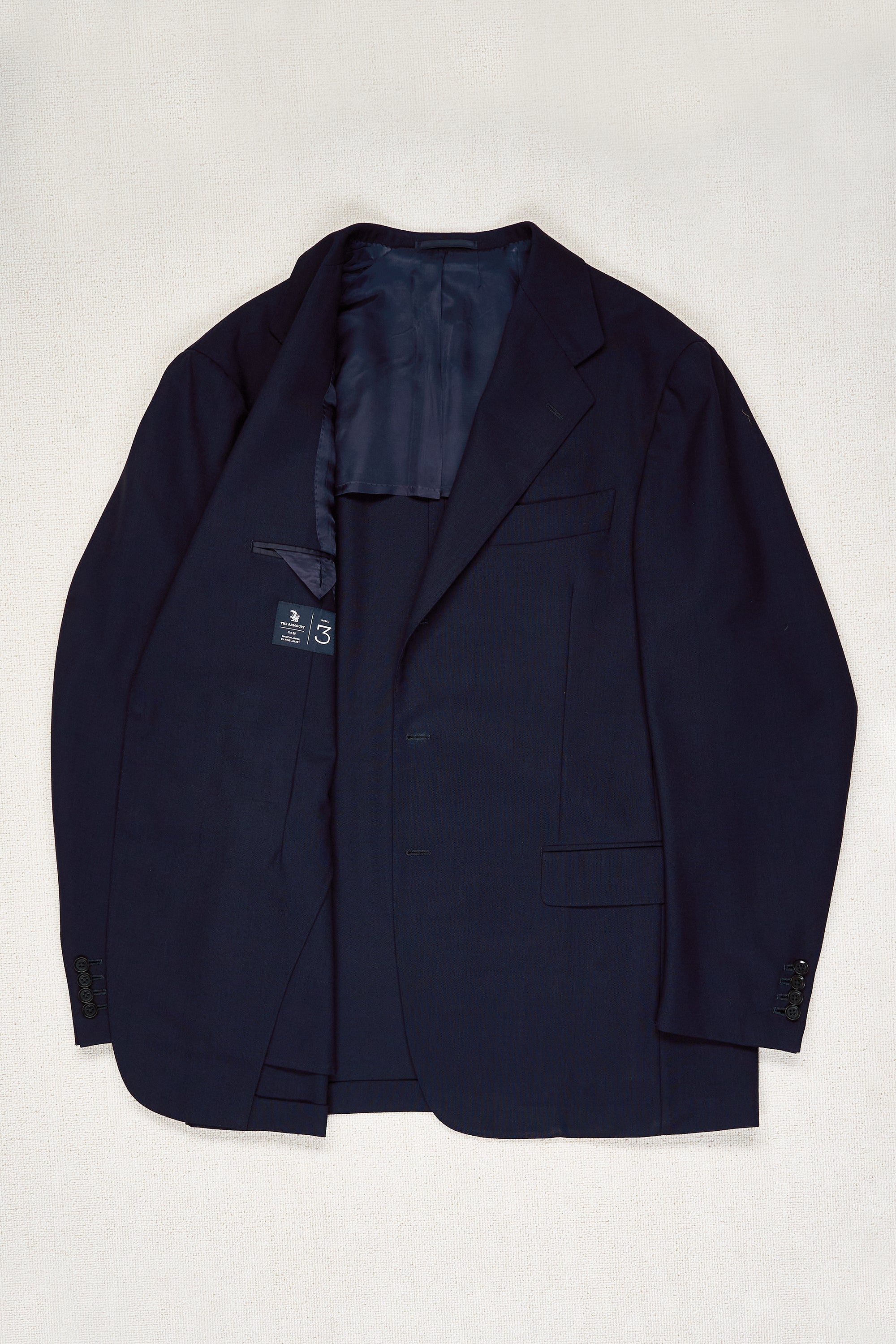 The Armoury by Ring Jacket Model 3 Navy 4-ply Wool Suit