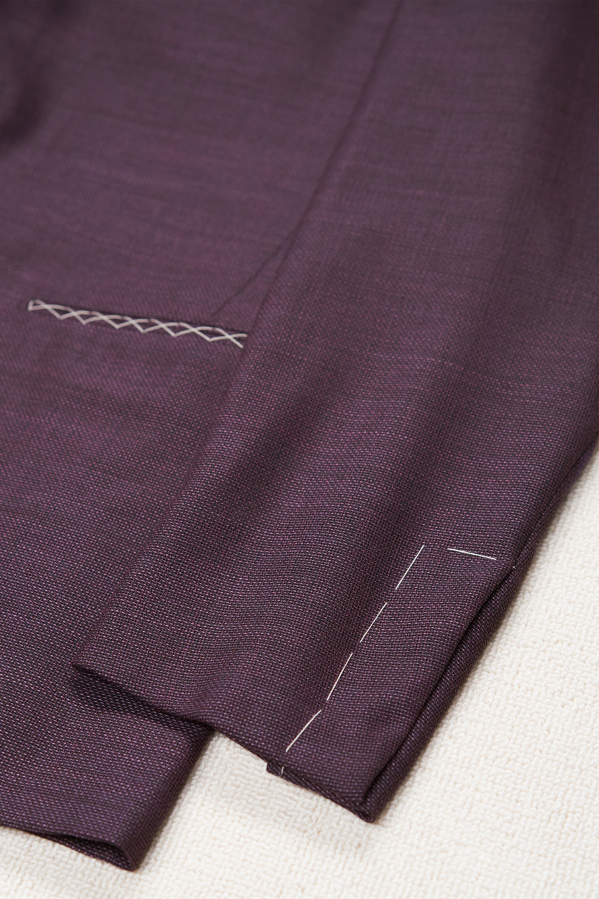 Liverano Purple Wool Sport Coat