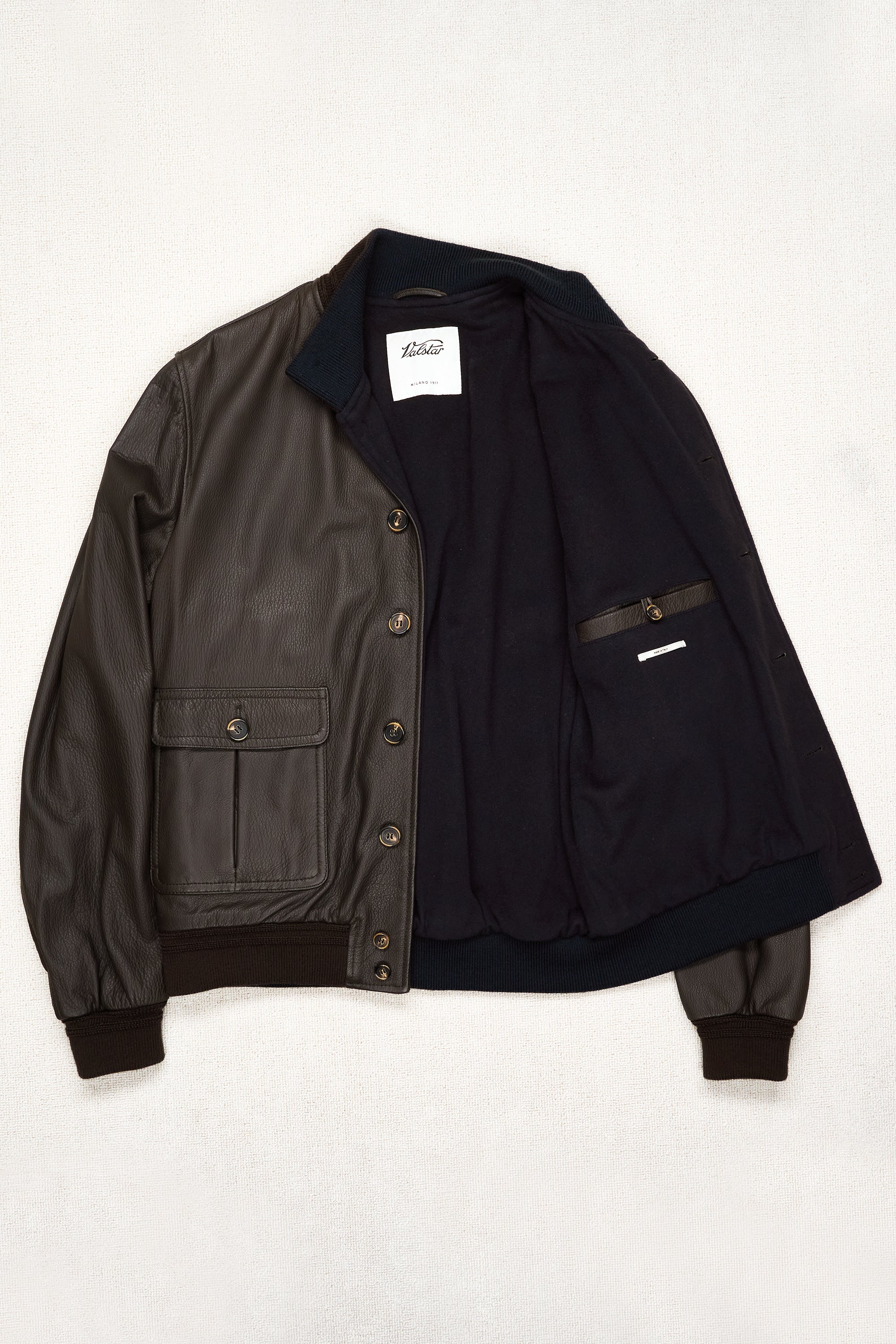 Valstar Brown Deerskin Leather Jacket