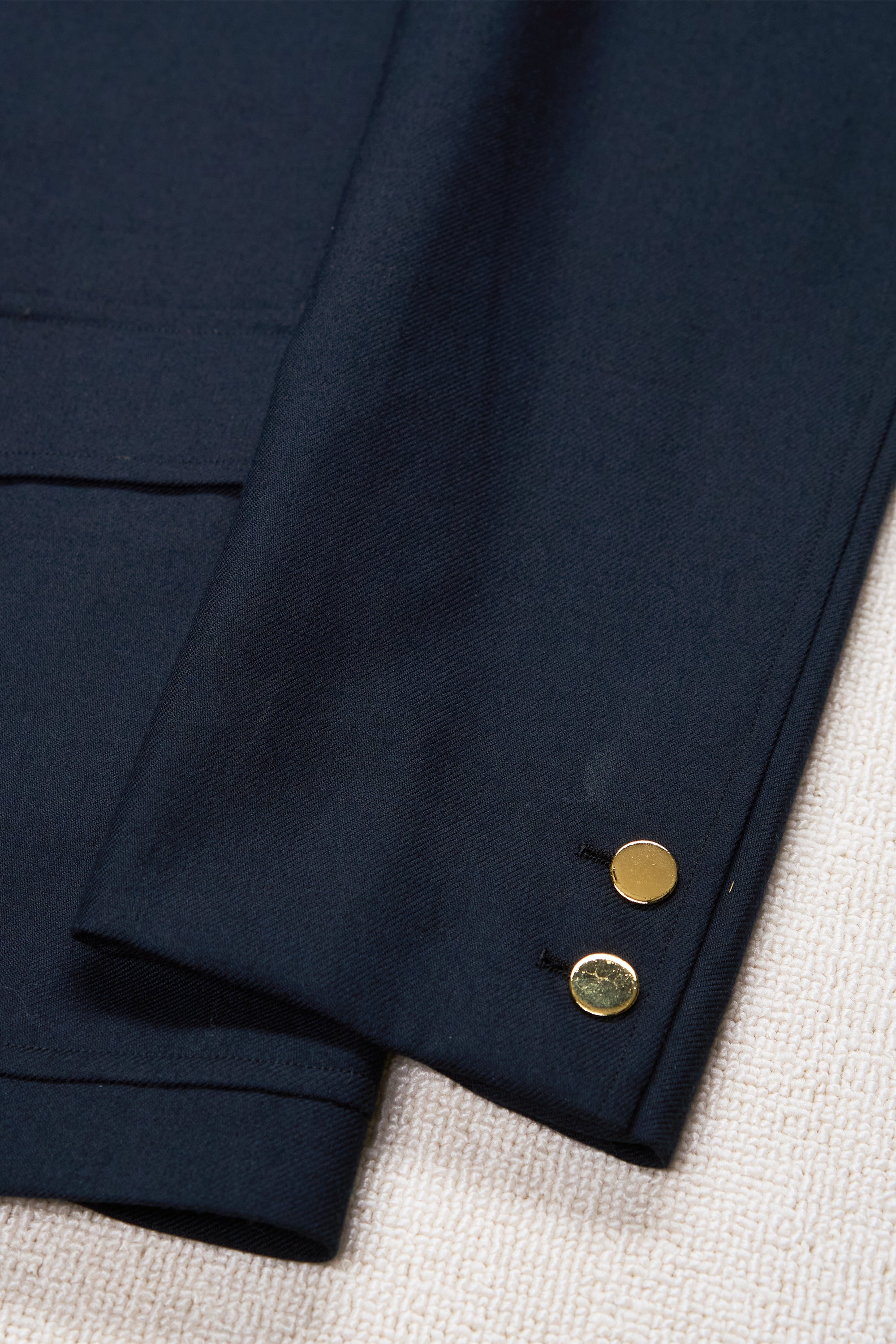 Tailor Caid Navy Wool Sport Coat