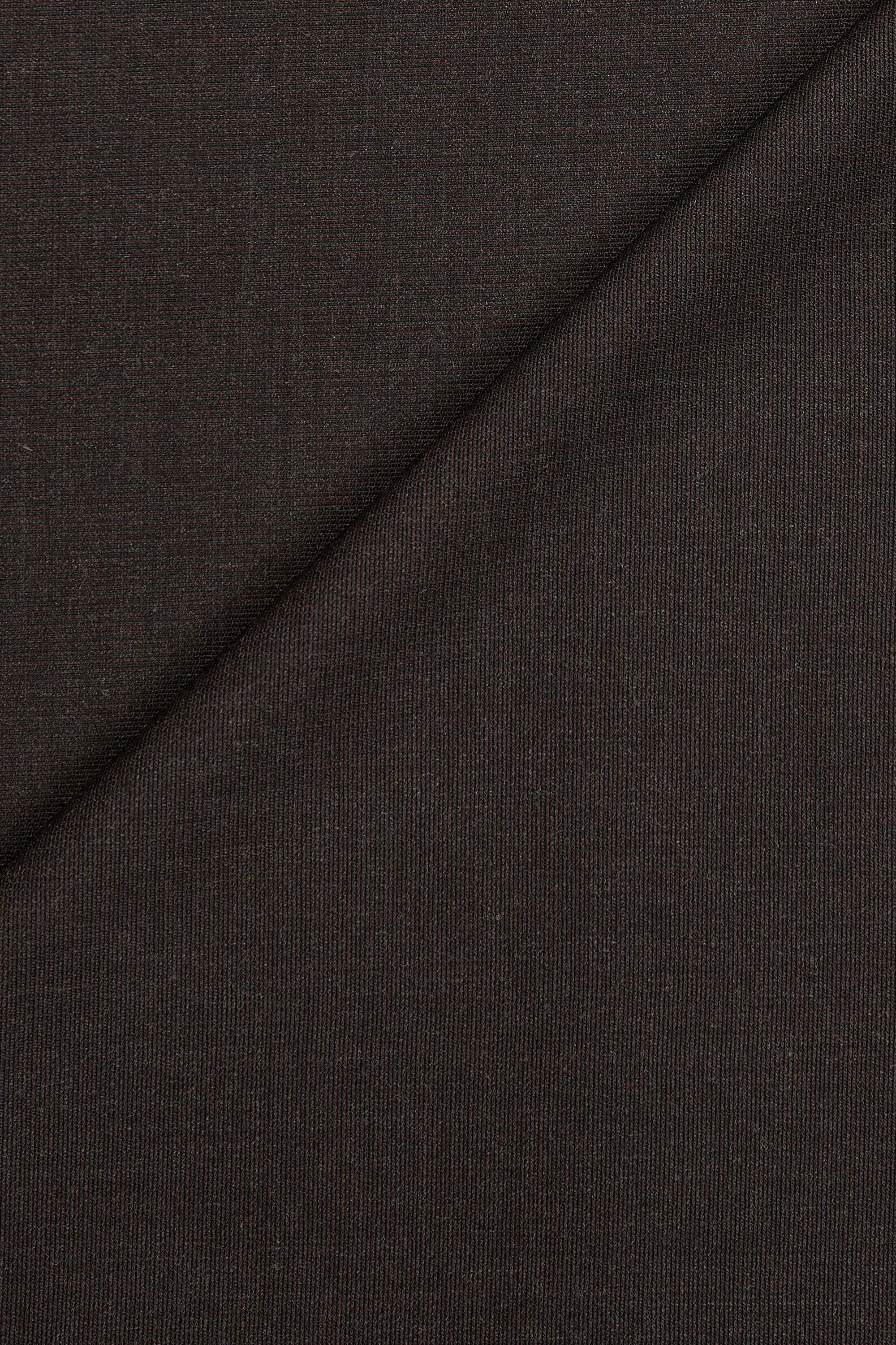 Bower Roebuck Dark Brown with Orange Wool Cloth - 6.4m