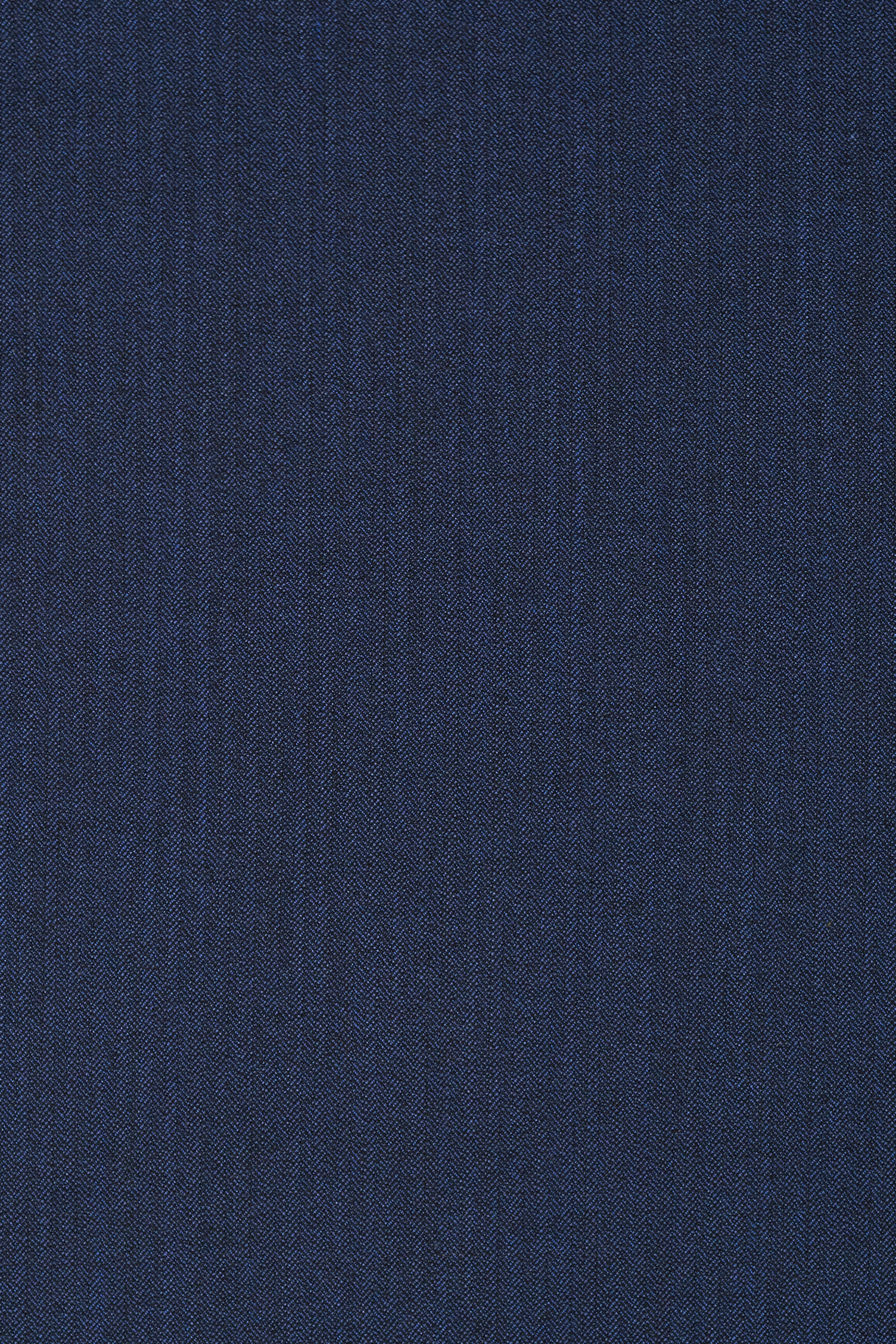 Carlo Barbera Navy Cashmere Wool Silk Mini Herringbone Cloth - 2m