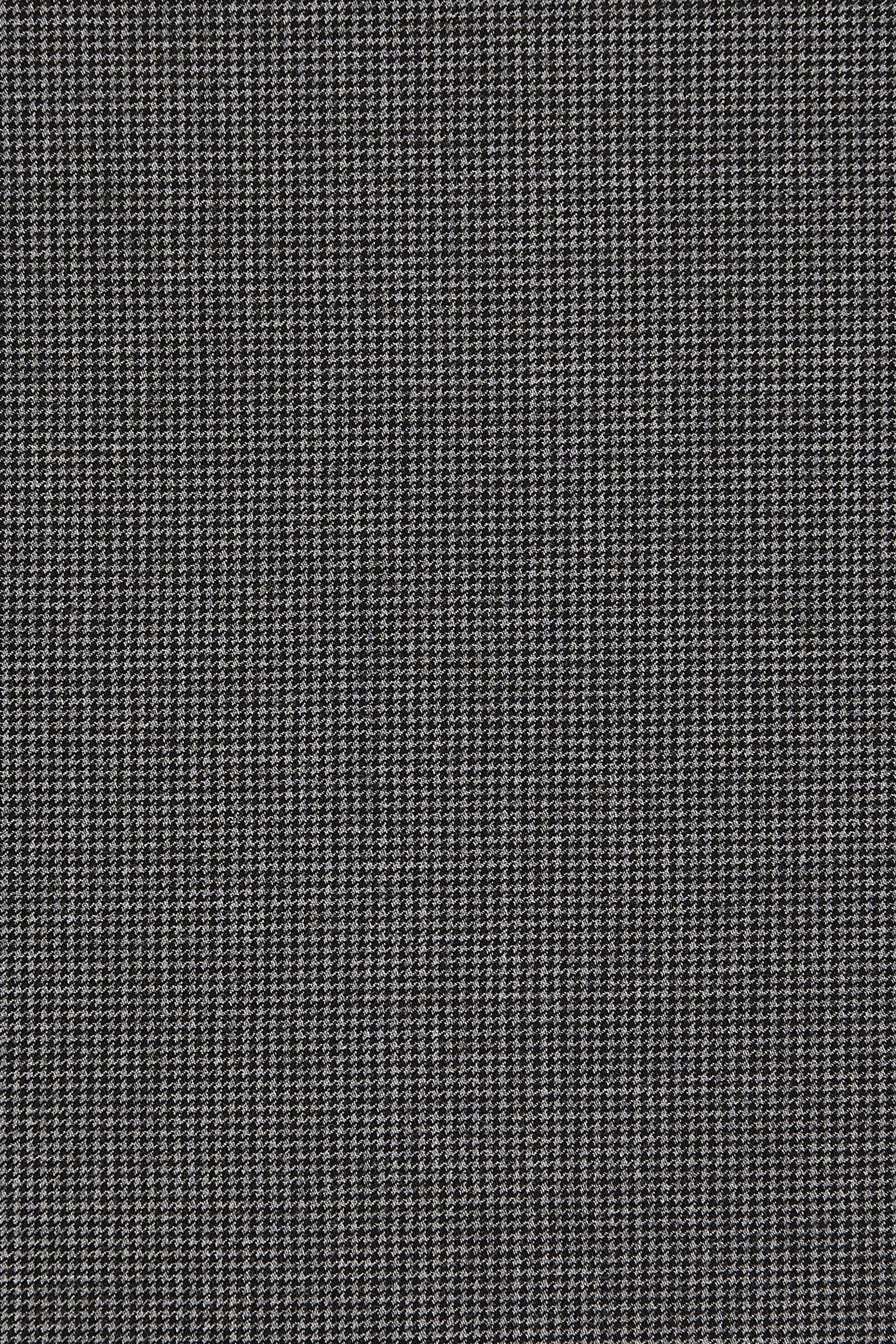 Taylor & Lodge Grey-Black Mini Houndstooth Wool Cloth - 3m