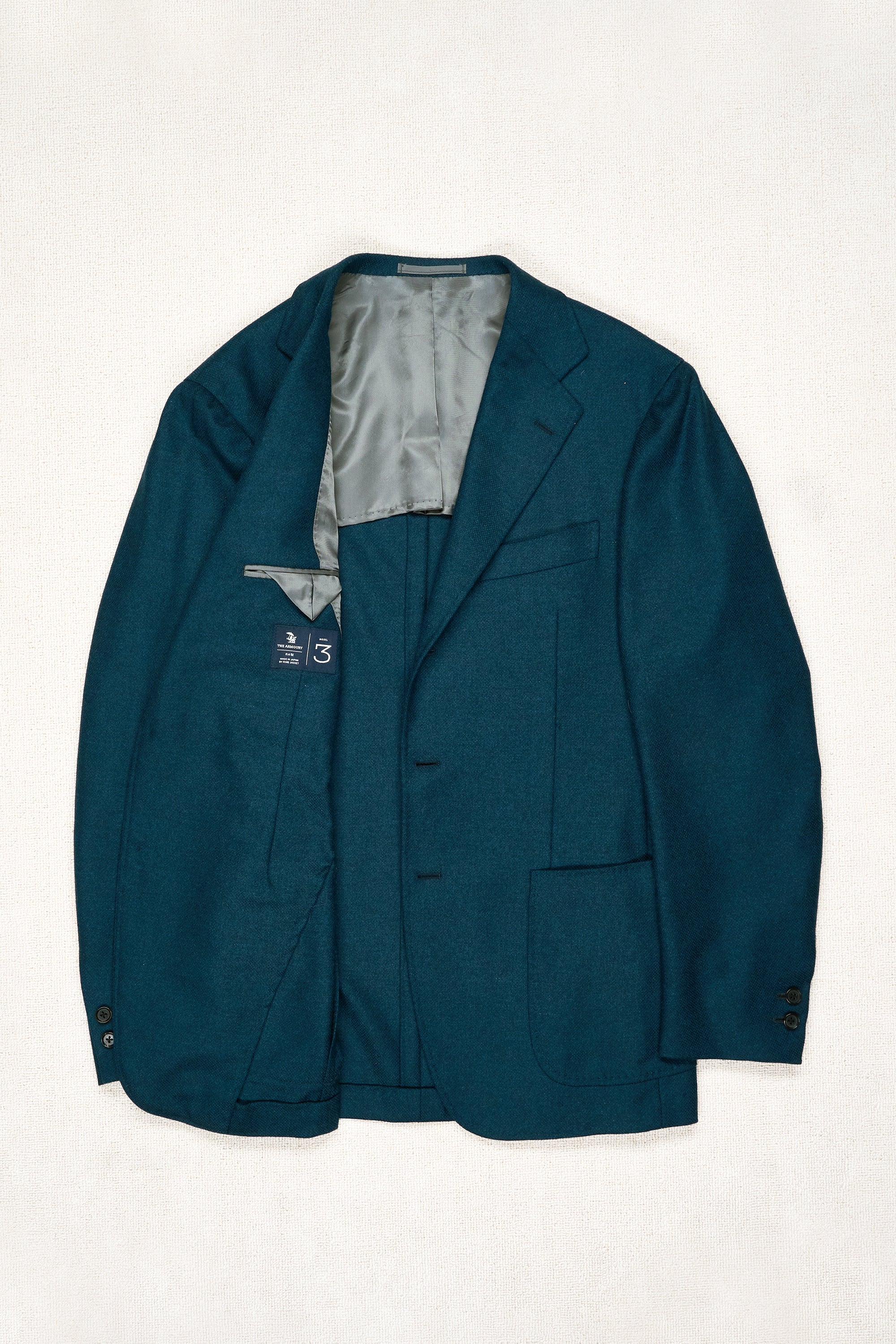 The Armoury by Ring Jacket Model 3 Blue Green Wool Sport Coat