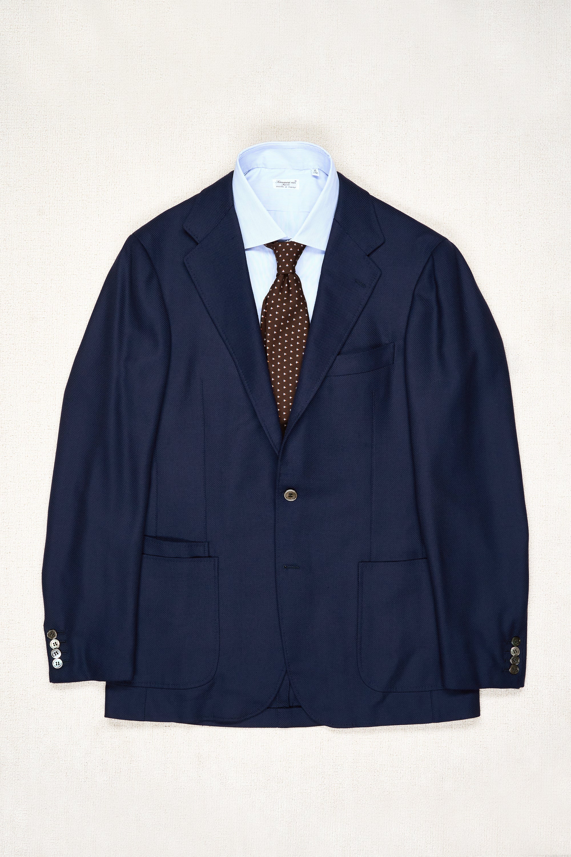 Ring Jacket Meister Navy Wool/Cashmere Sport Coat