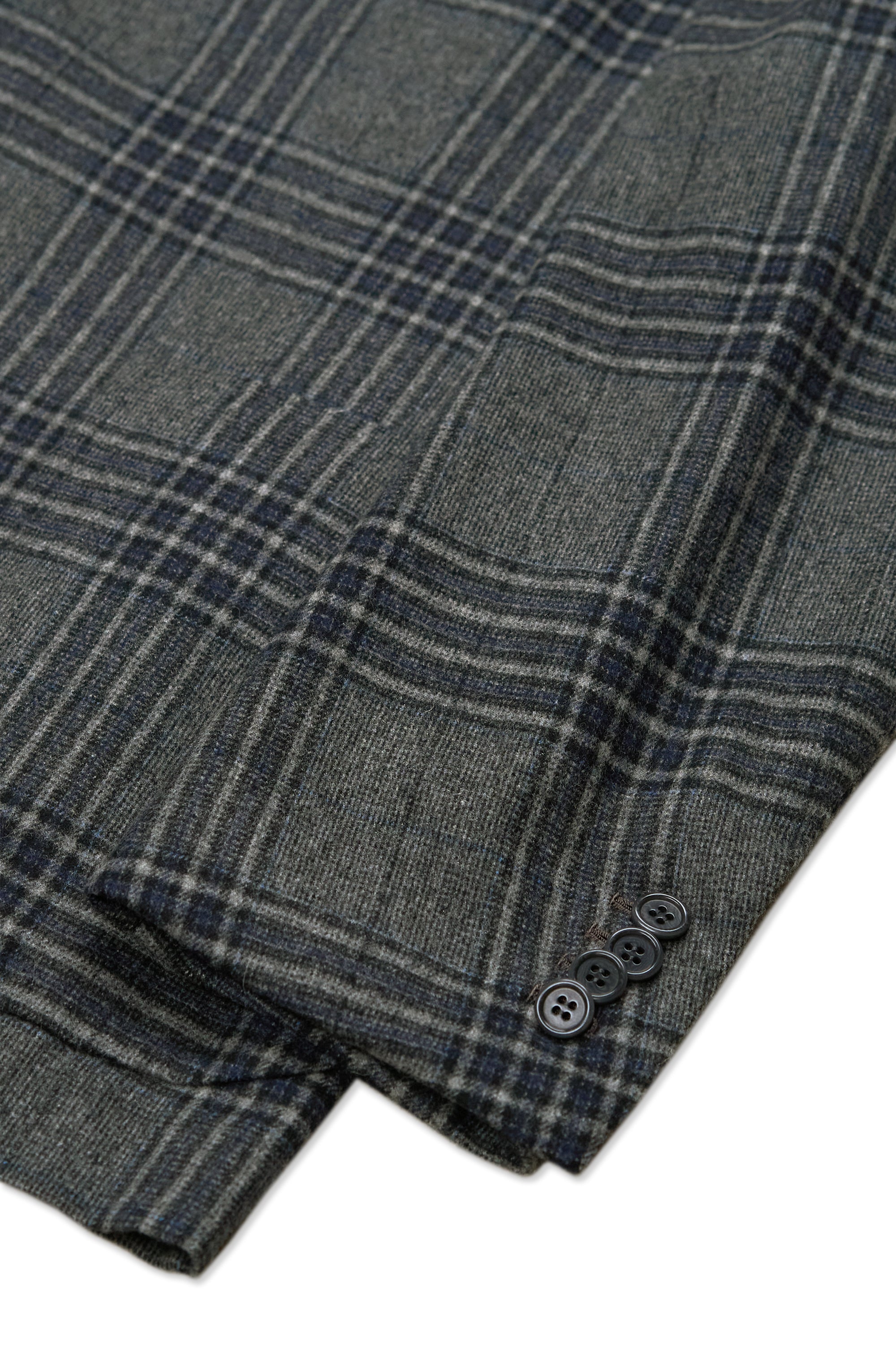 Orazio Luciano Grey/Navy/Black Check Wool Sport Coat