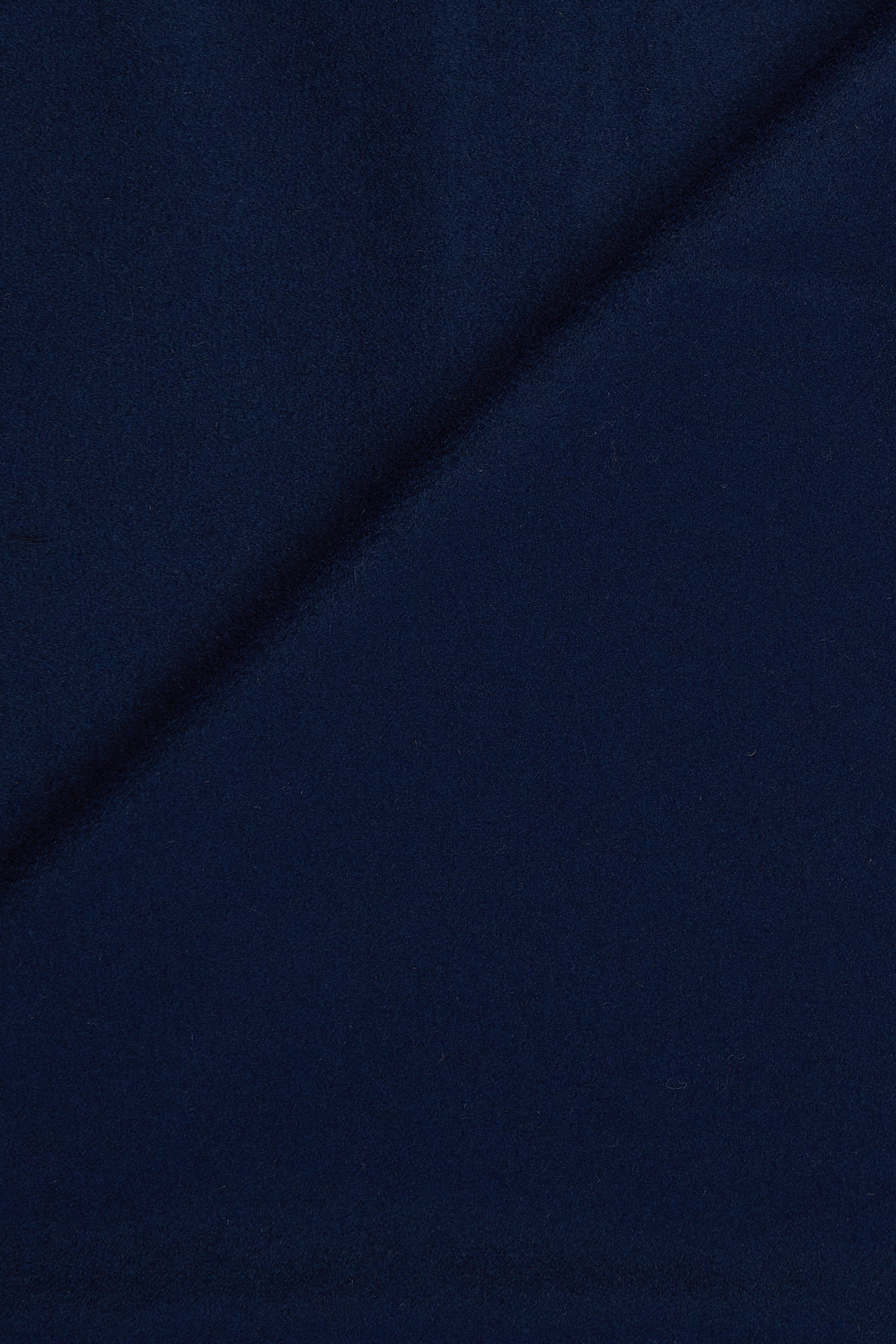 Caccioppoli Navy Flannel Wool-Cashmere Cloth - 2m