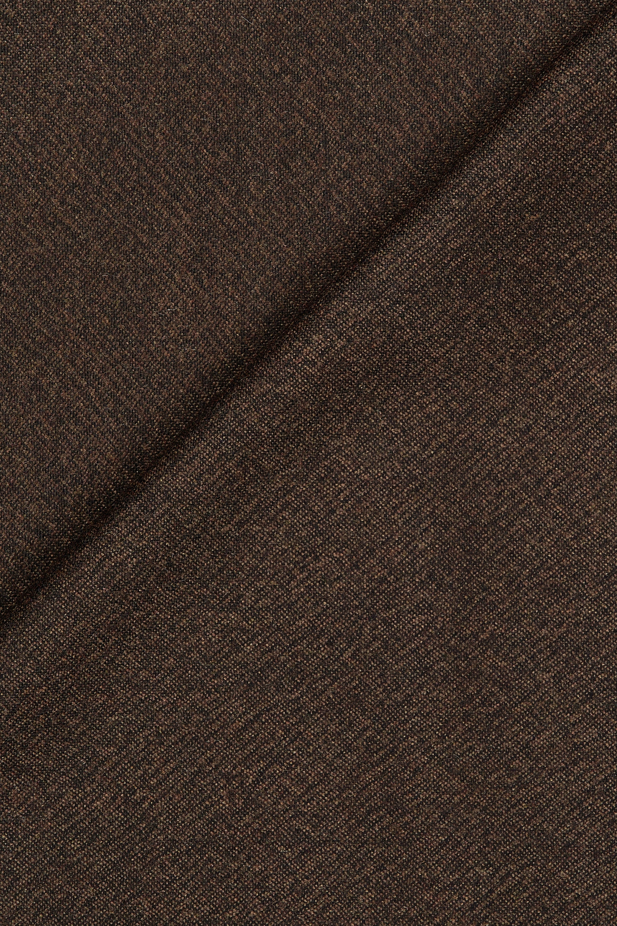 Brown New Zealand Wool-Cashmere Cloth - 1.7m