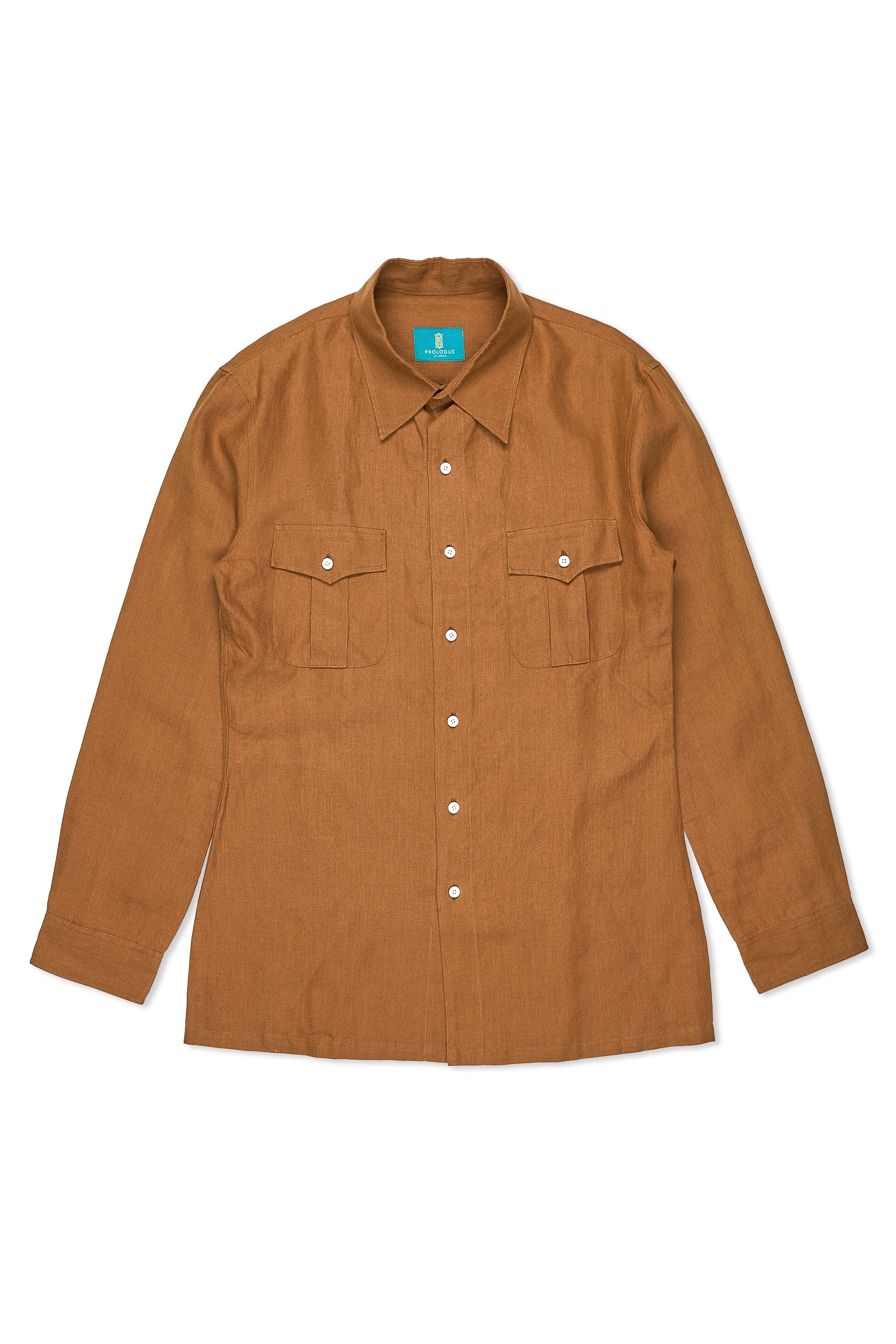 Prologue Brown Linen Shirt