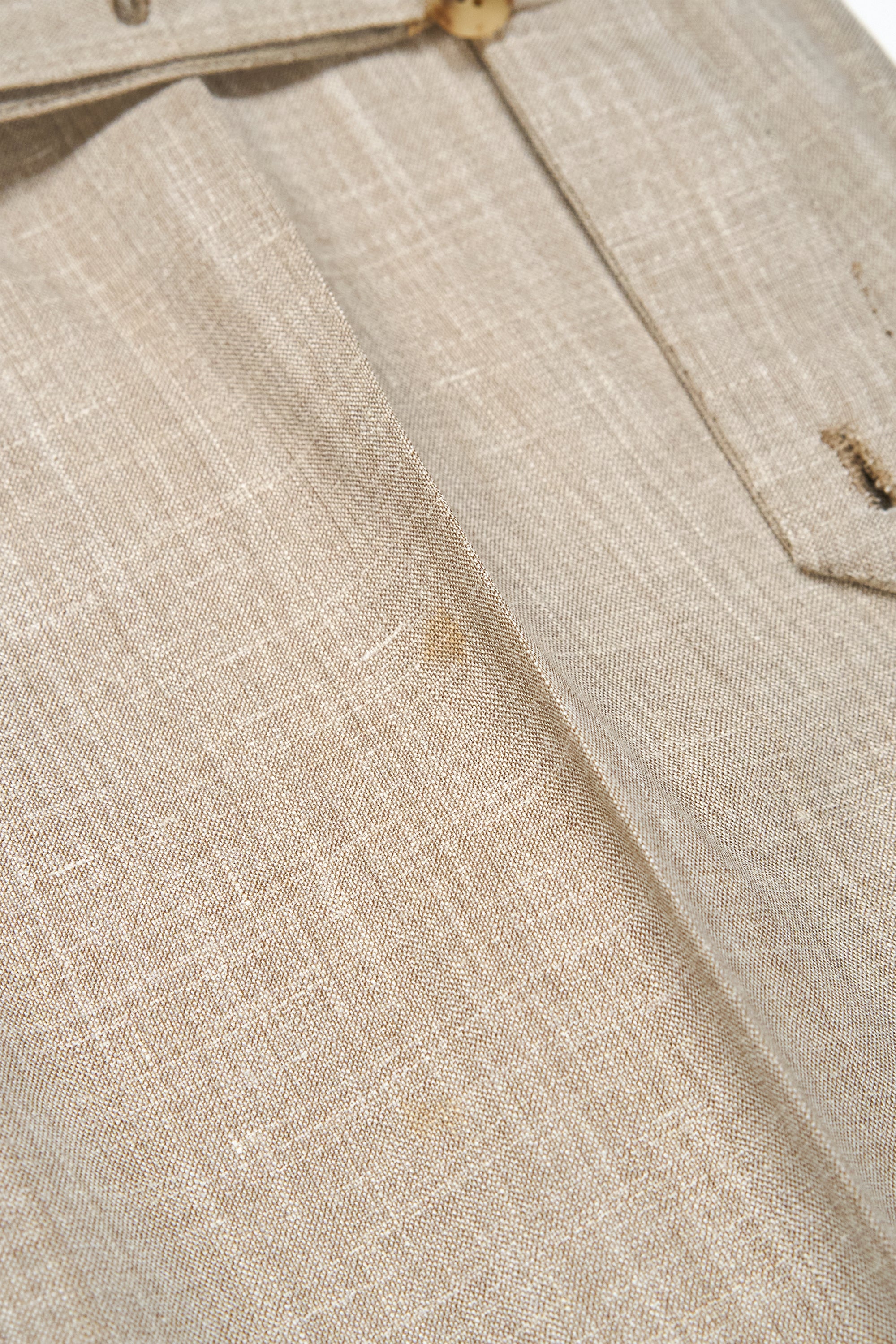 Orazio Luciano Beige Wool/Silk/Linen Suit