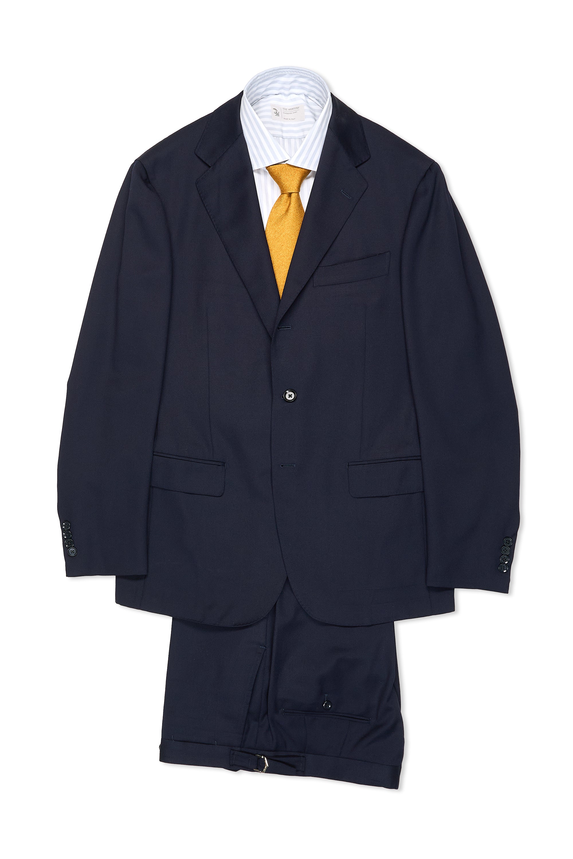 The Armoury Model 3A Navy Covert Wool Suit