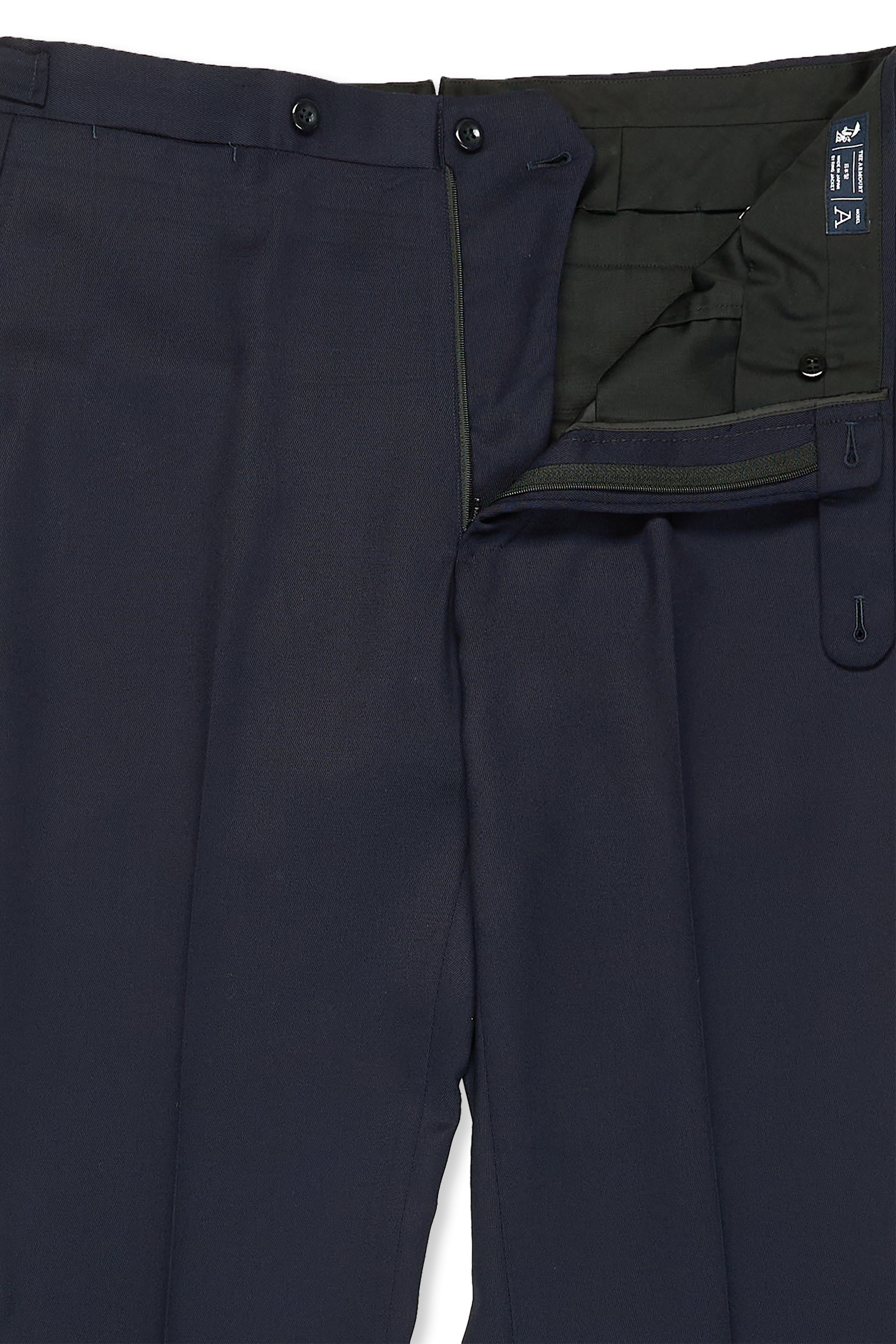 The Armoury Model 3A Navy Covert Wool Suit