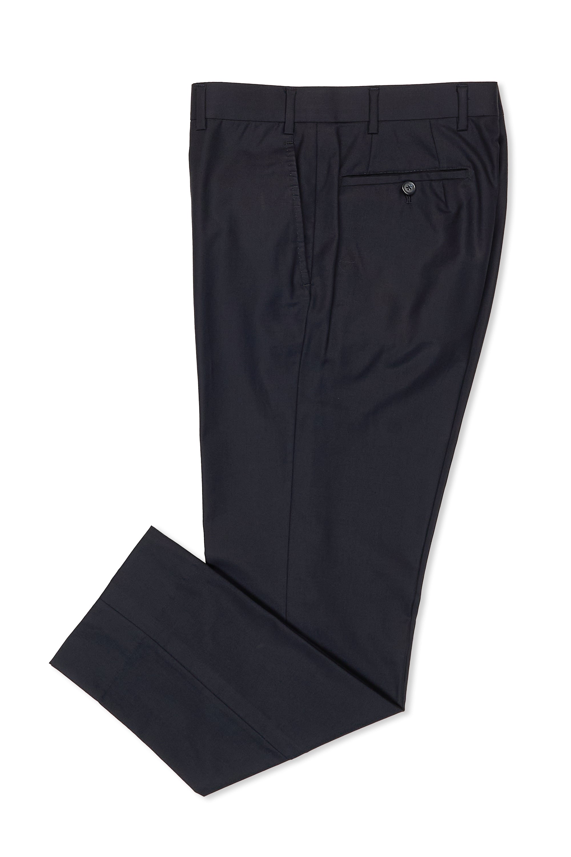 Ascot Chang Navy Wool Trousers