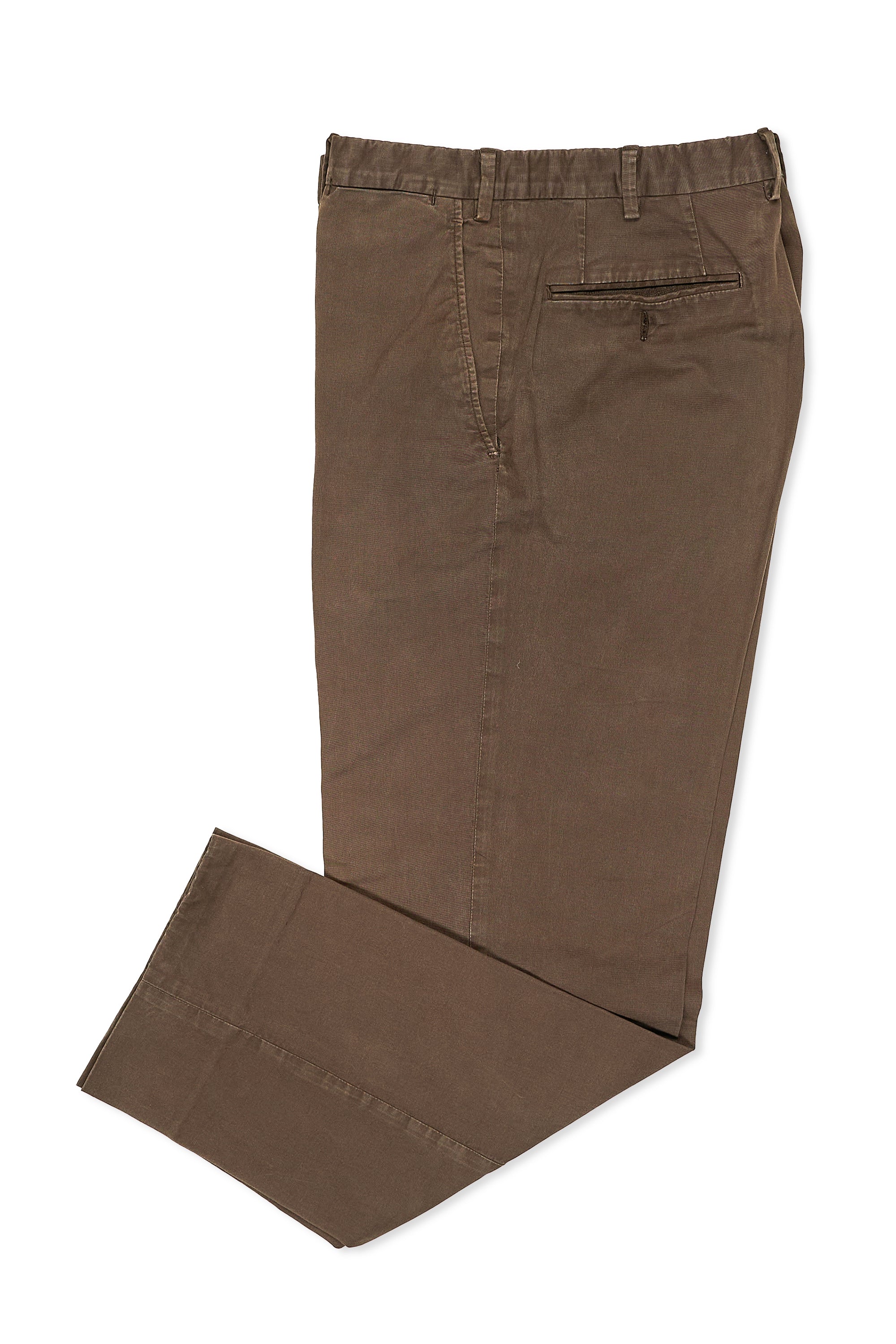 Brioni Brown Cotton Trousers