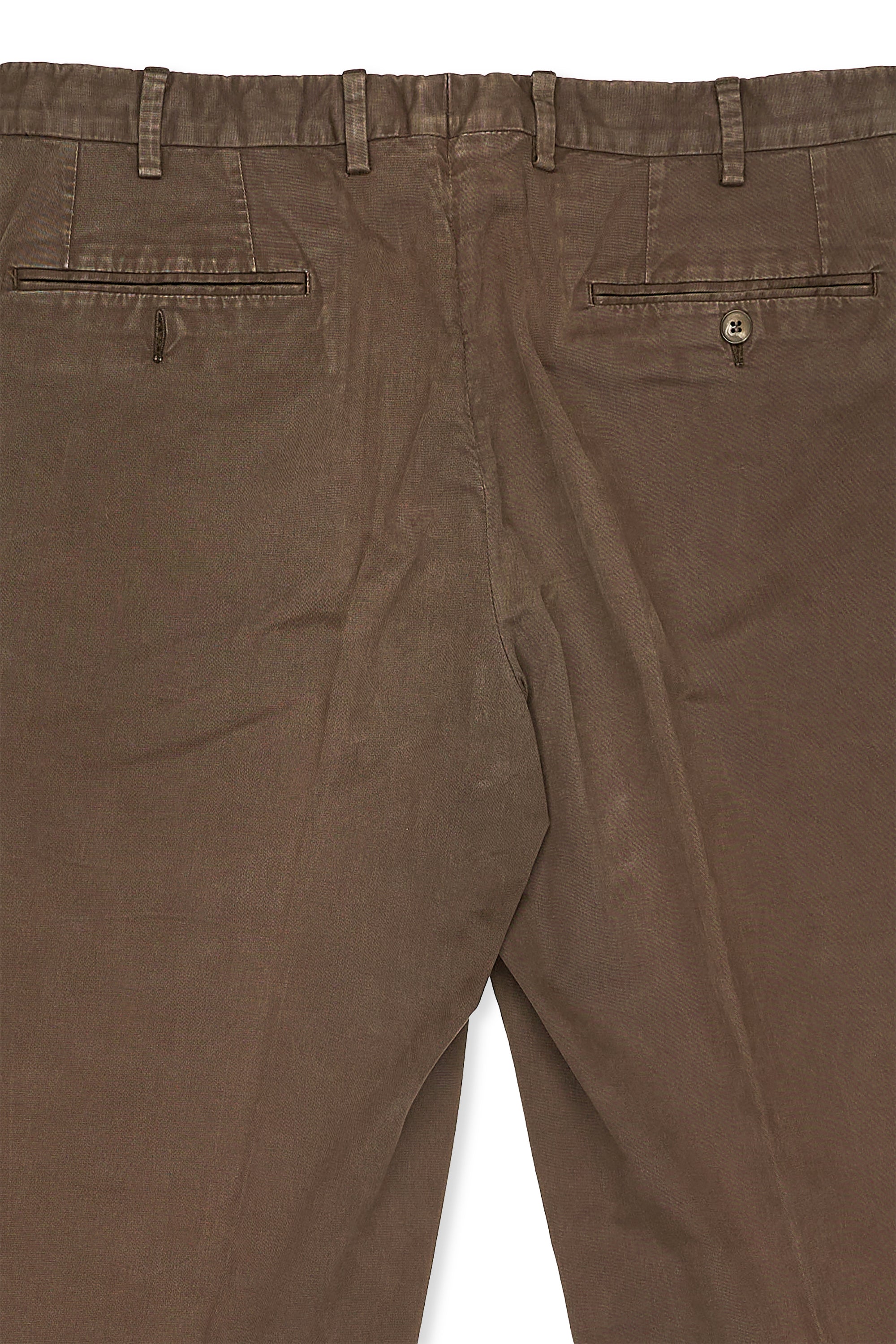 Brioni Brown Cotton Trousers