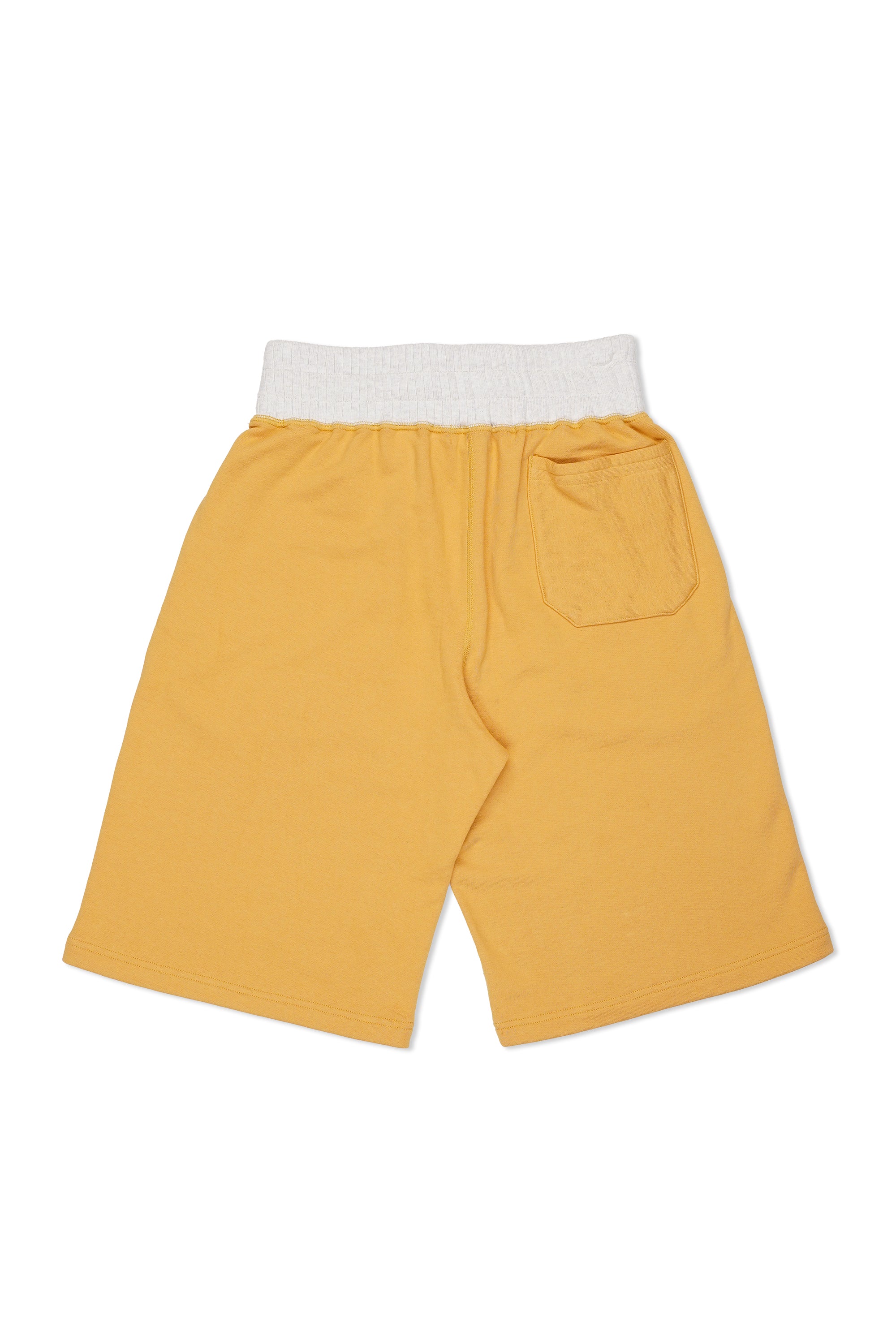 Nigel Cabourn Yellow French Terry Sweat Shorts