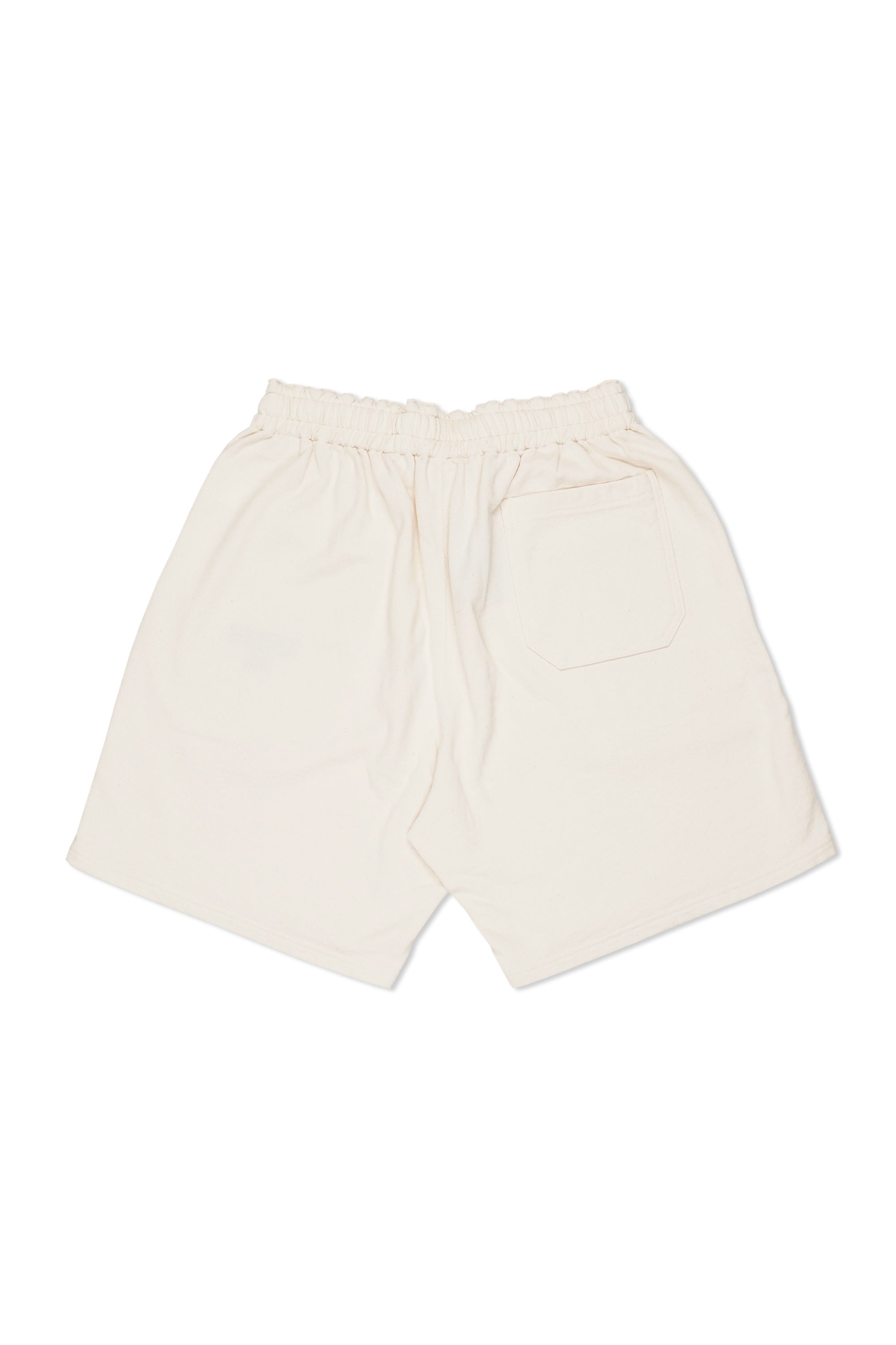 Nigel Cabourn Ivory Cotton Print Sweat Shorts