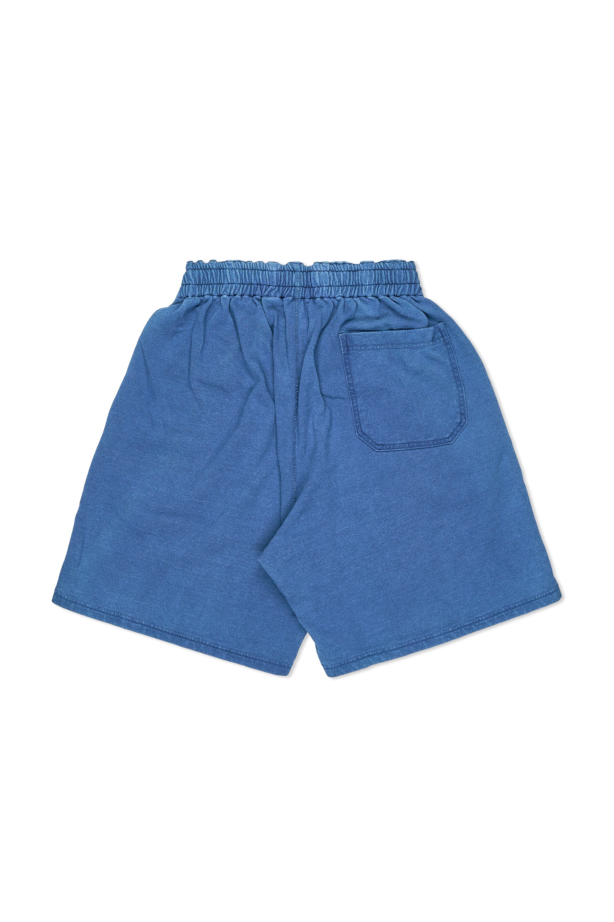 Nigel Cabourn Indigo Cotton Print Sweat Shorts