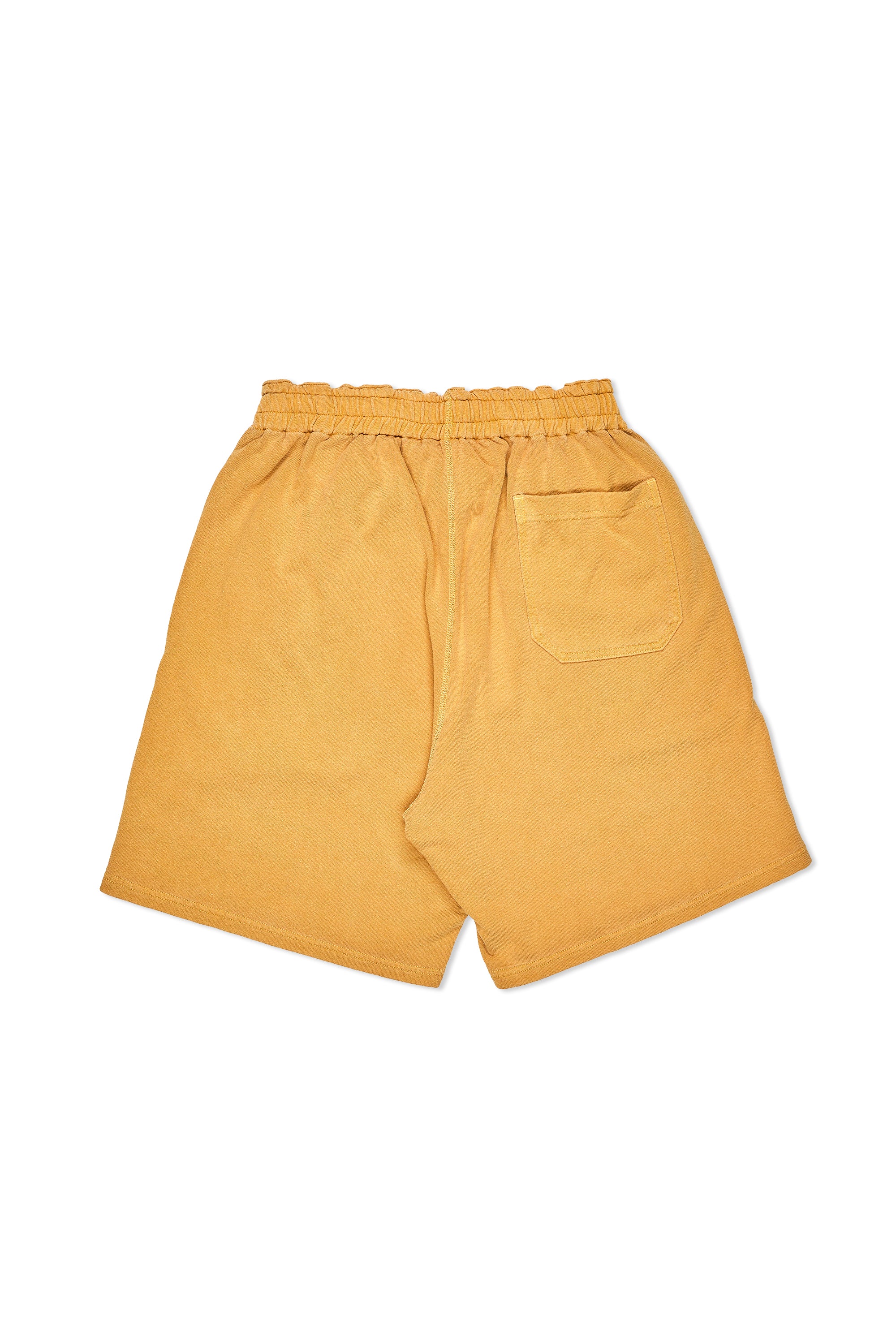 Nigel Cabourn Orange Cotton Print Sweat Shorts